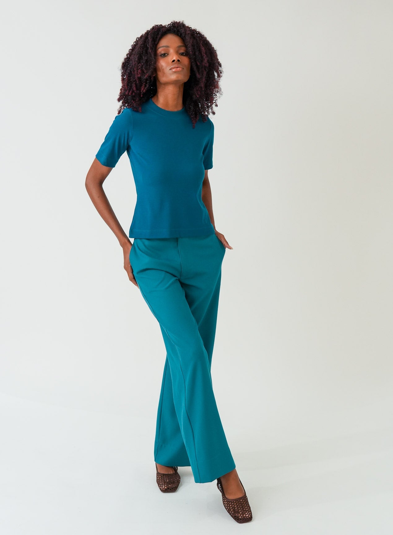 Blusa Bel - Azul Petróleo