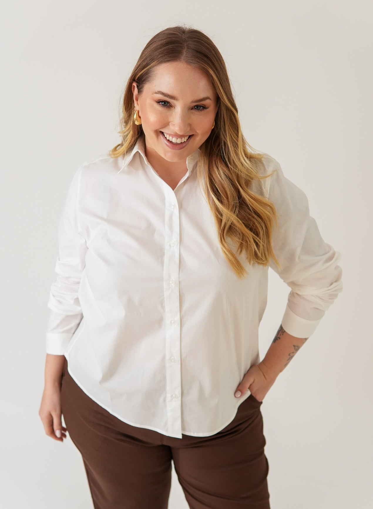 Camisa Paula - Branco