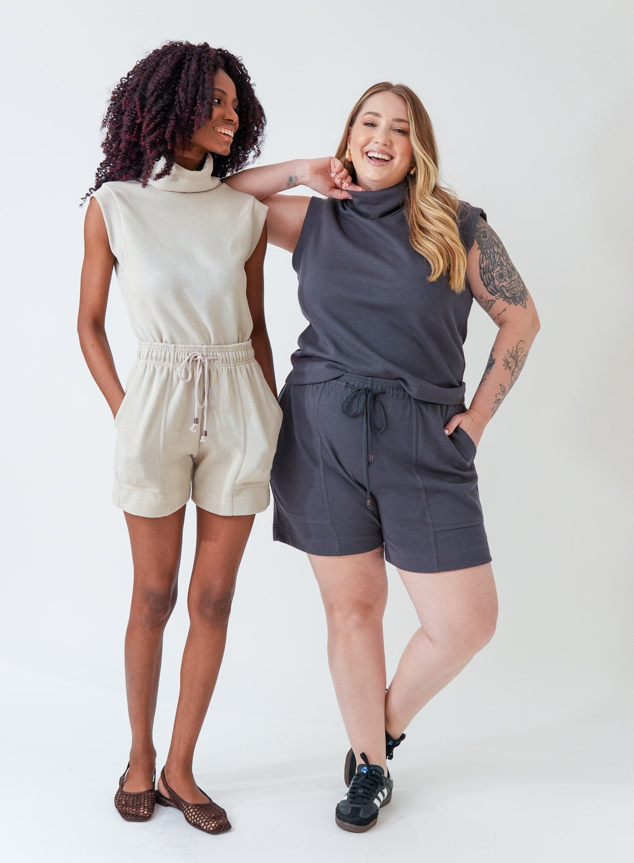 Shorts Oli - Bege Fendi