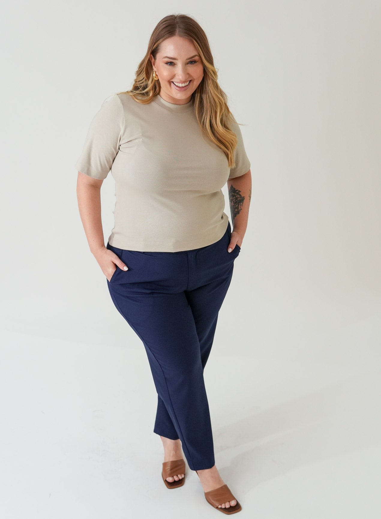Blusa Bel - Bege Fendi