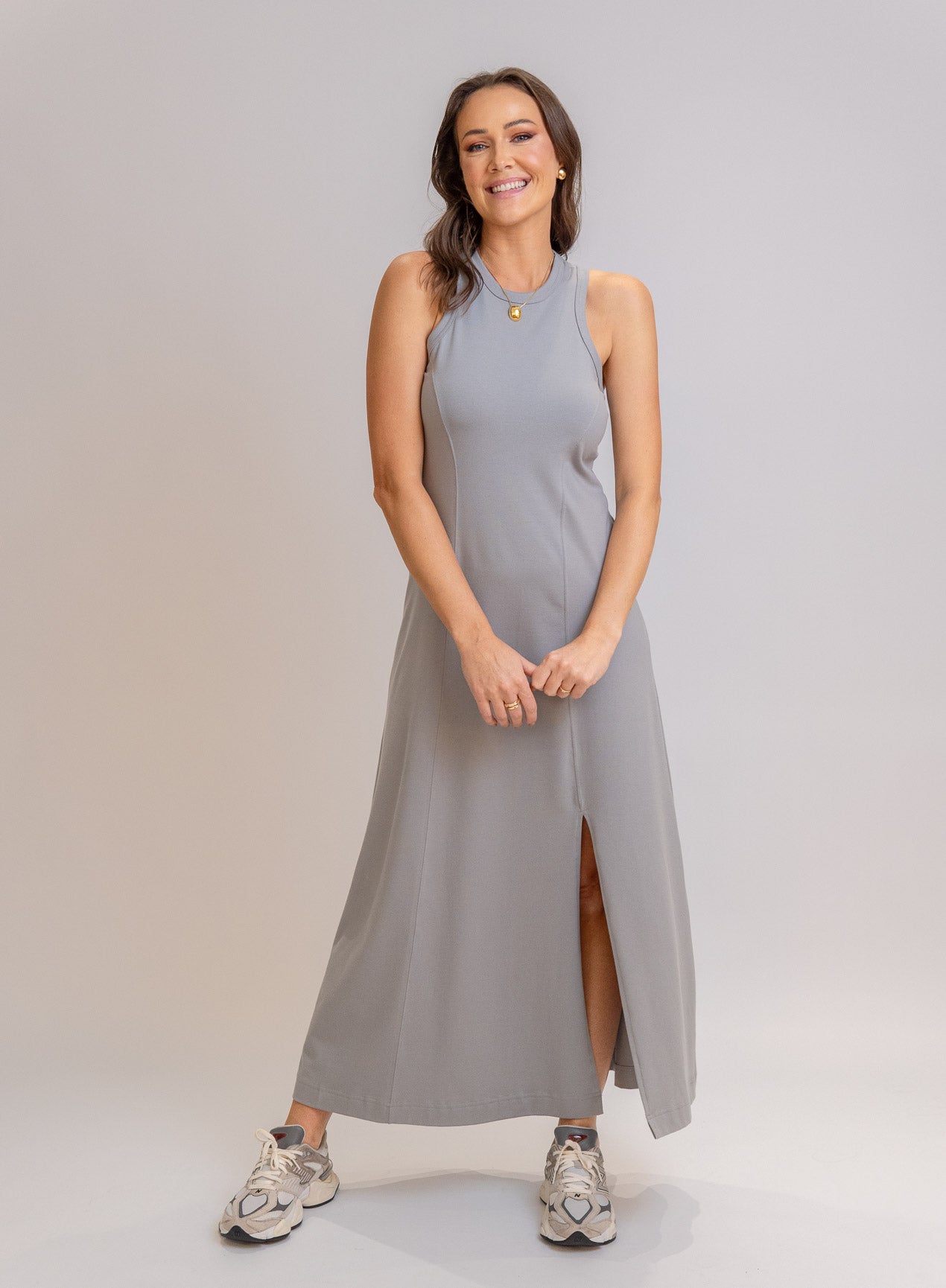 Vestido Emily - Cinza