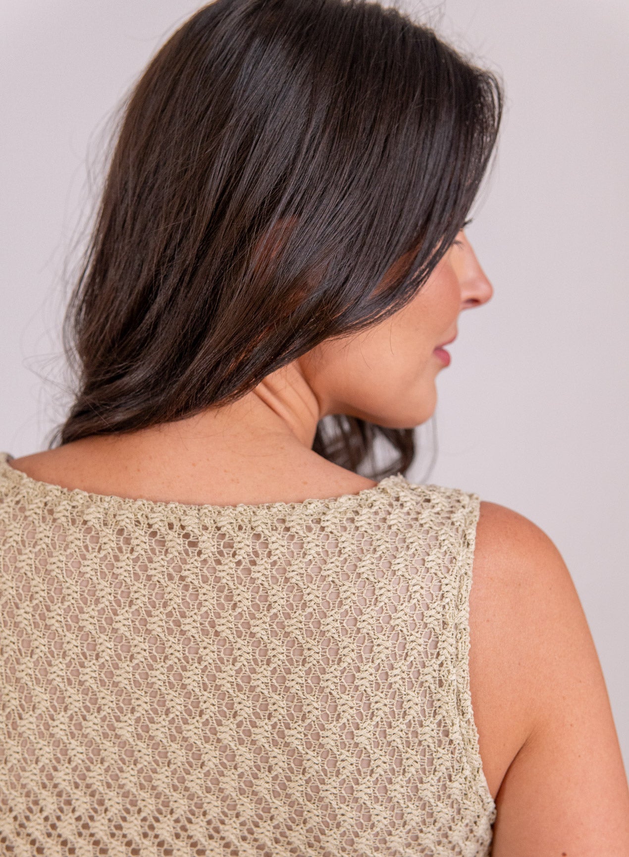 Vestido Alana - Bege