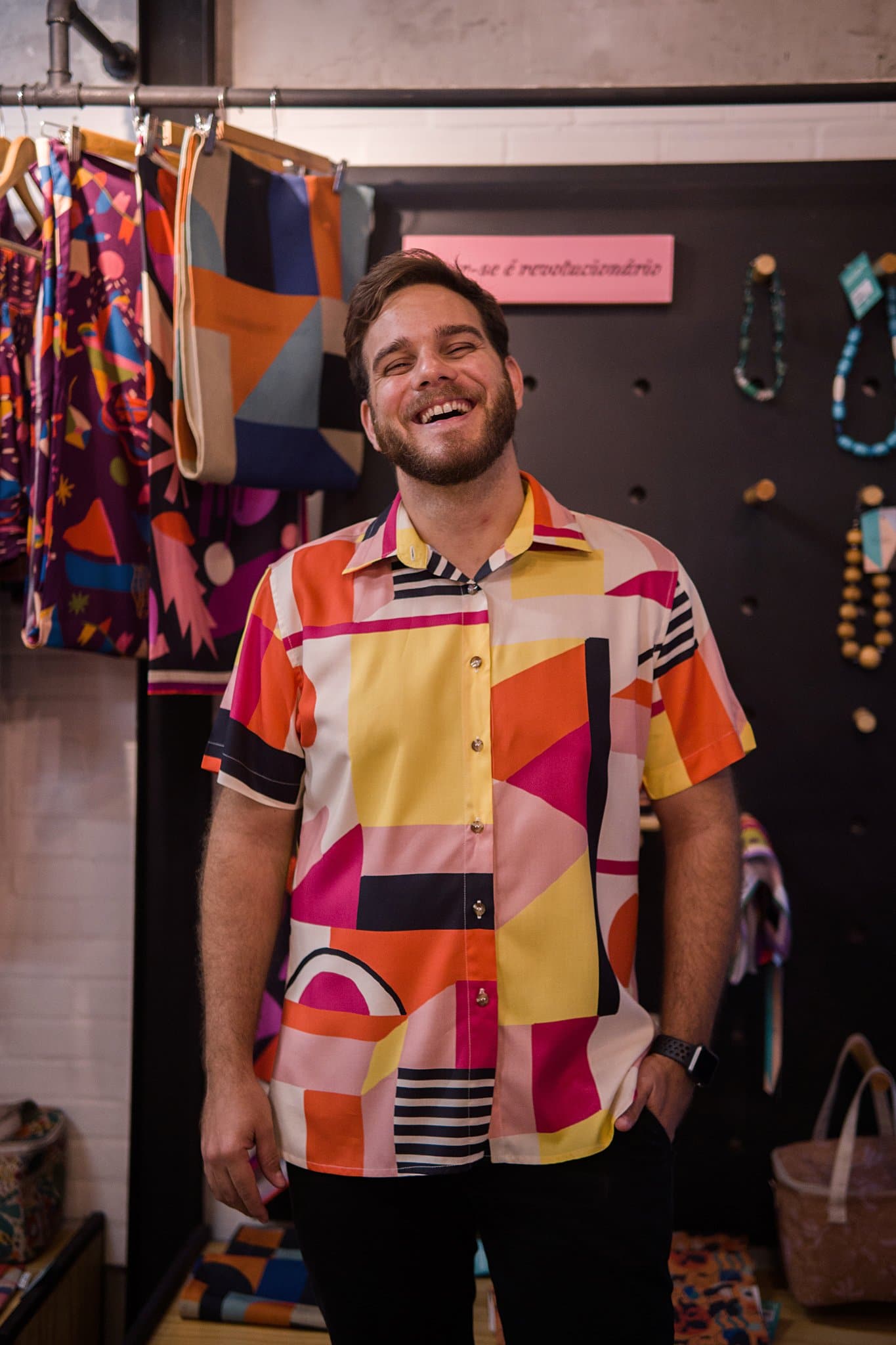Camisa de Botão | Oitentinha Amarelo