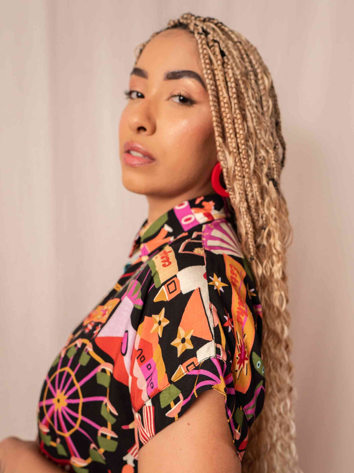 BLUSA BOTÕES | QUERMESSE