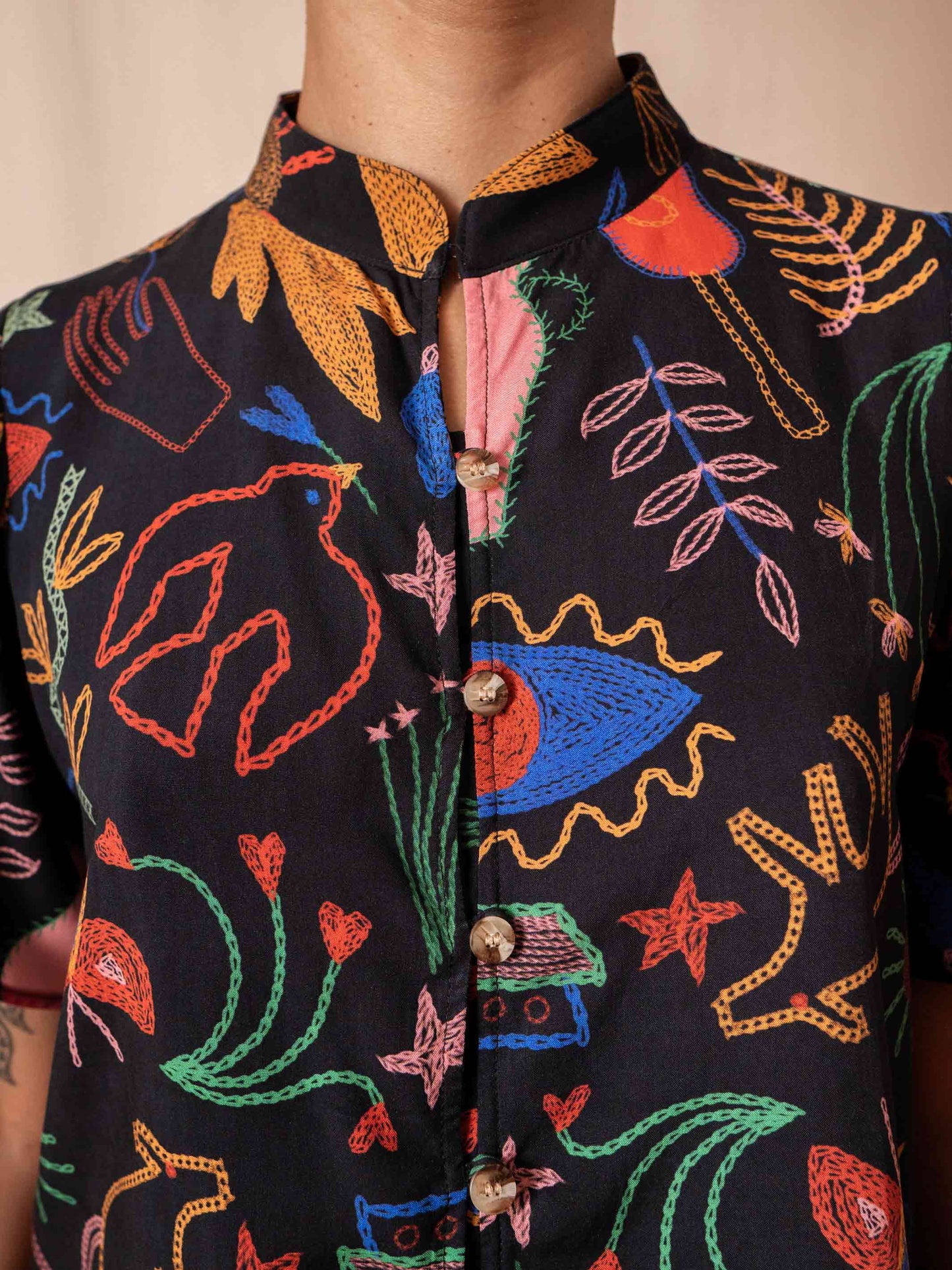 BLUSA NIPONICA | LINHAS DE VIOLETA