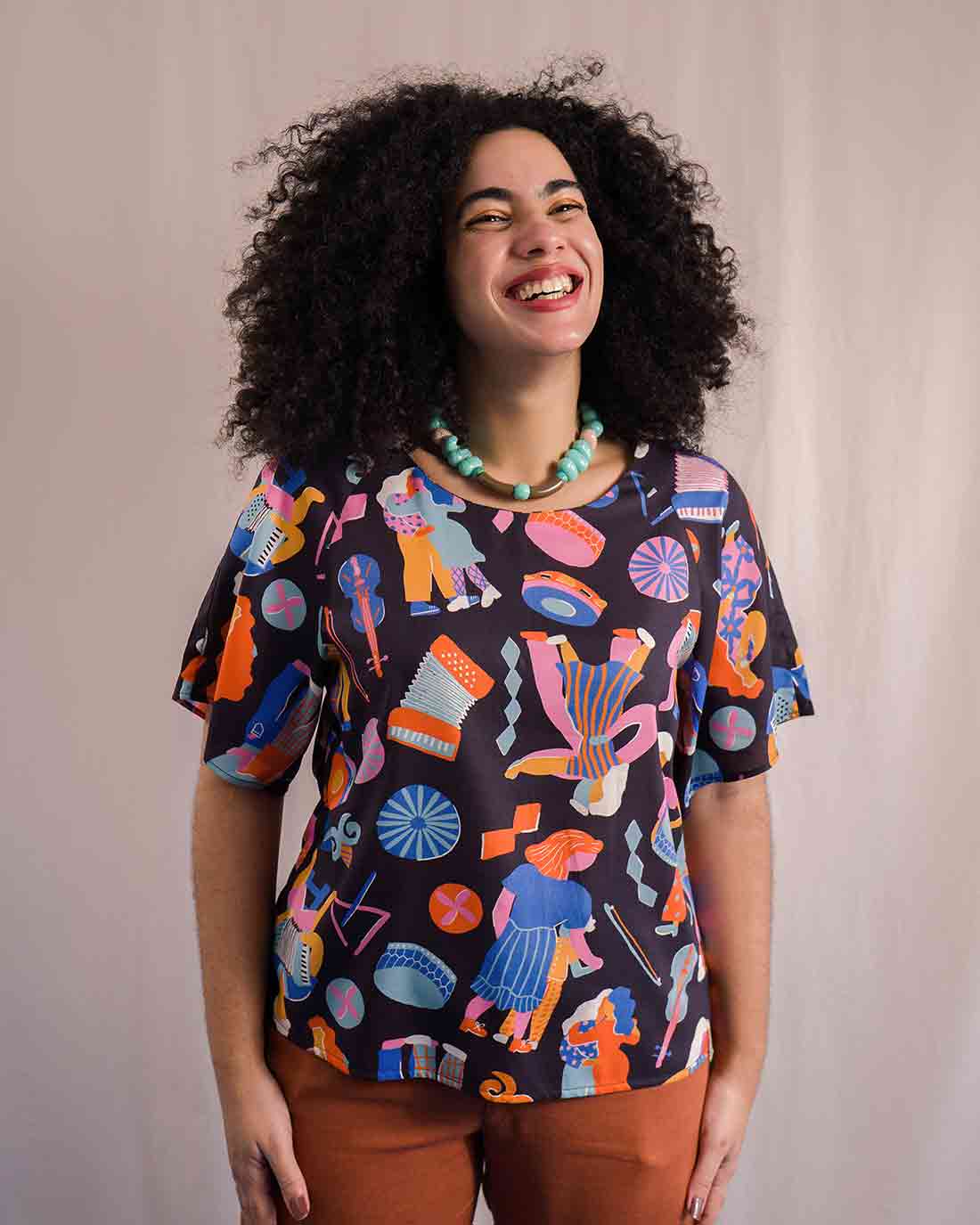Blusa Raglan | Forró Preto