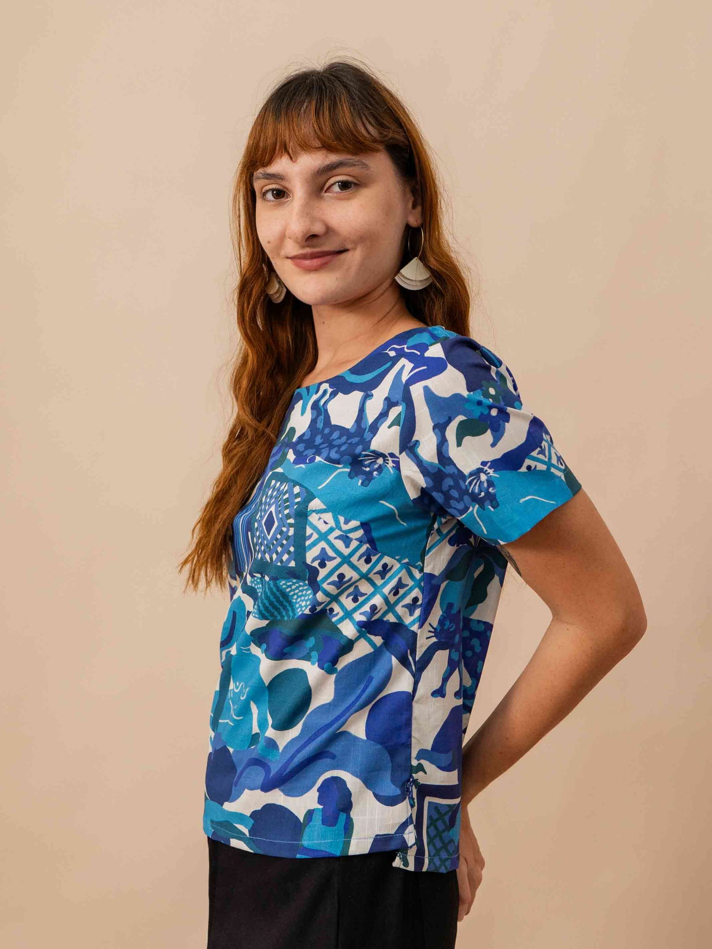 BLUSA OLÍVIA | AMPARO AZUL
