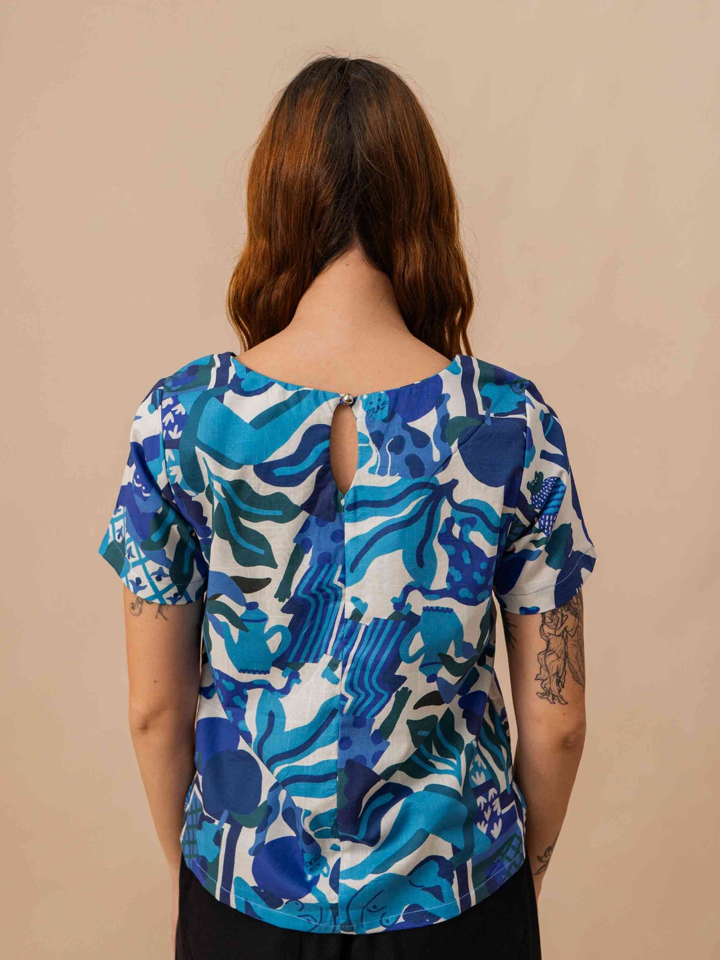 BLUSA OLÍVIA | AMPARO AZUL