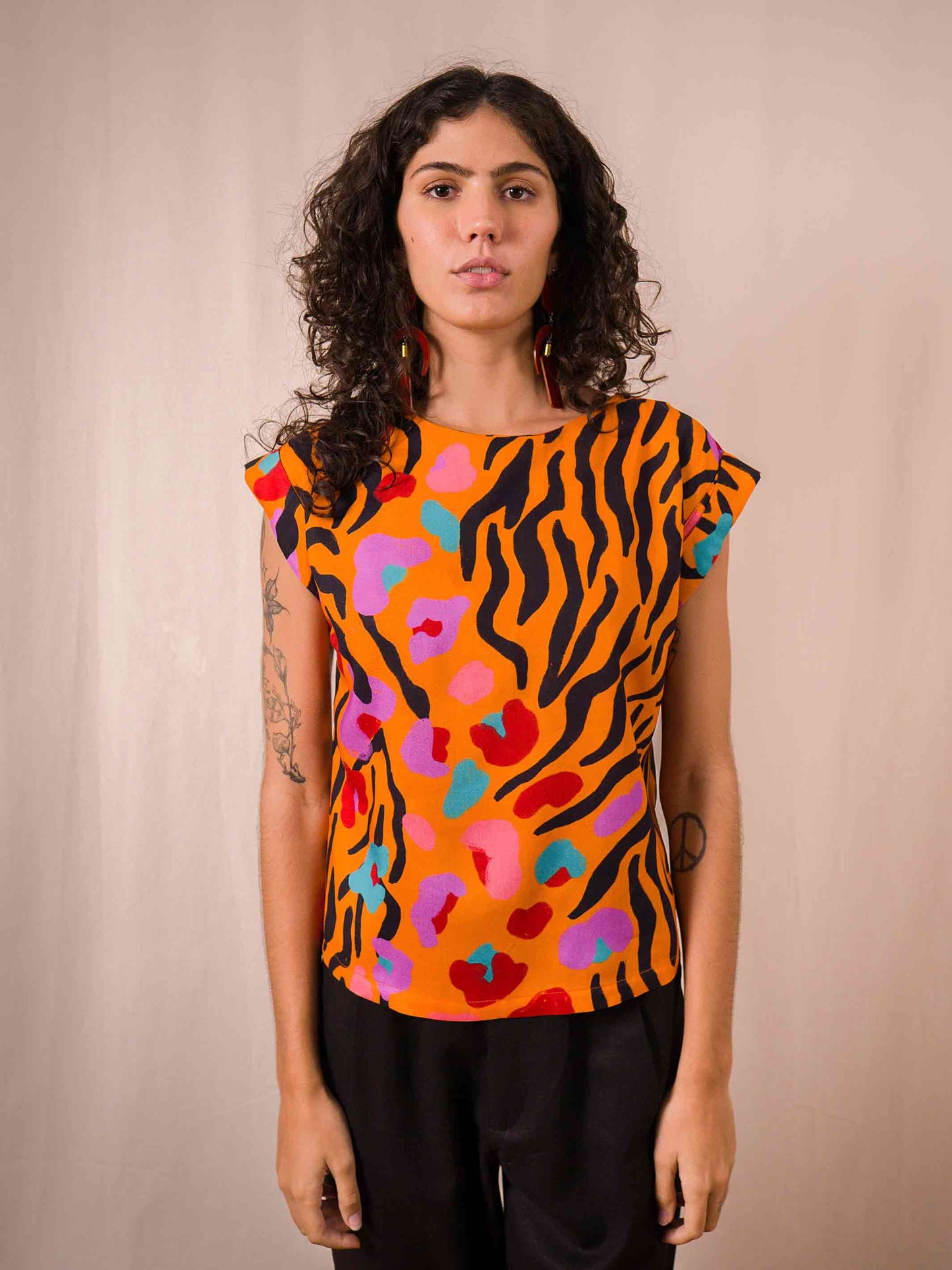 Blusa Canoa | Animal Print