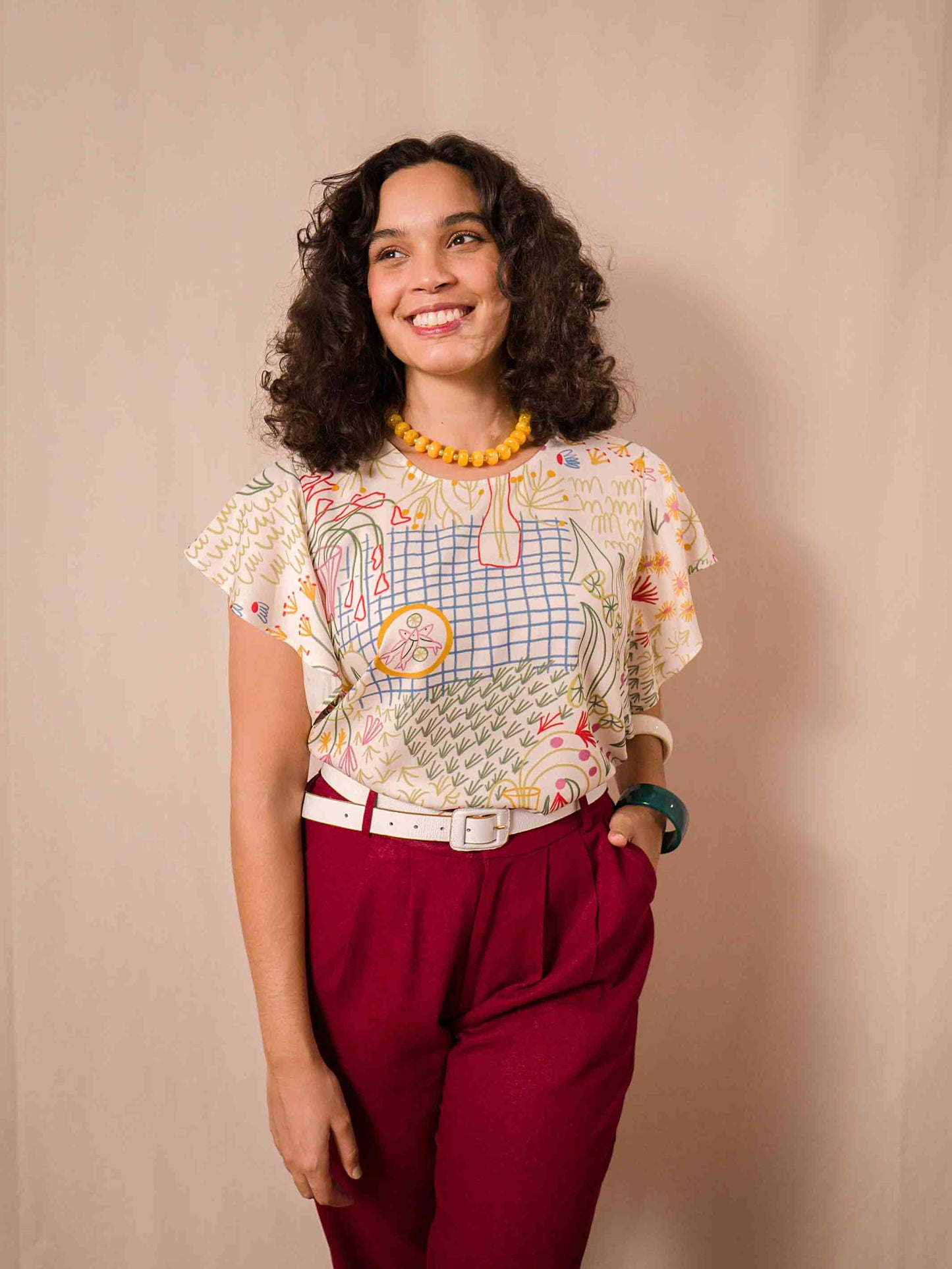 Blusa Cris | Jardim