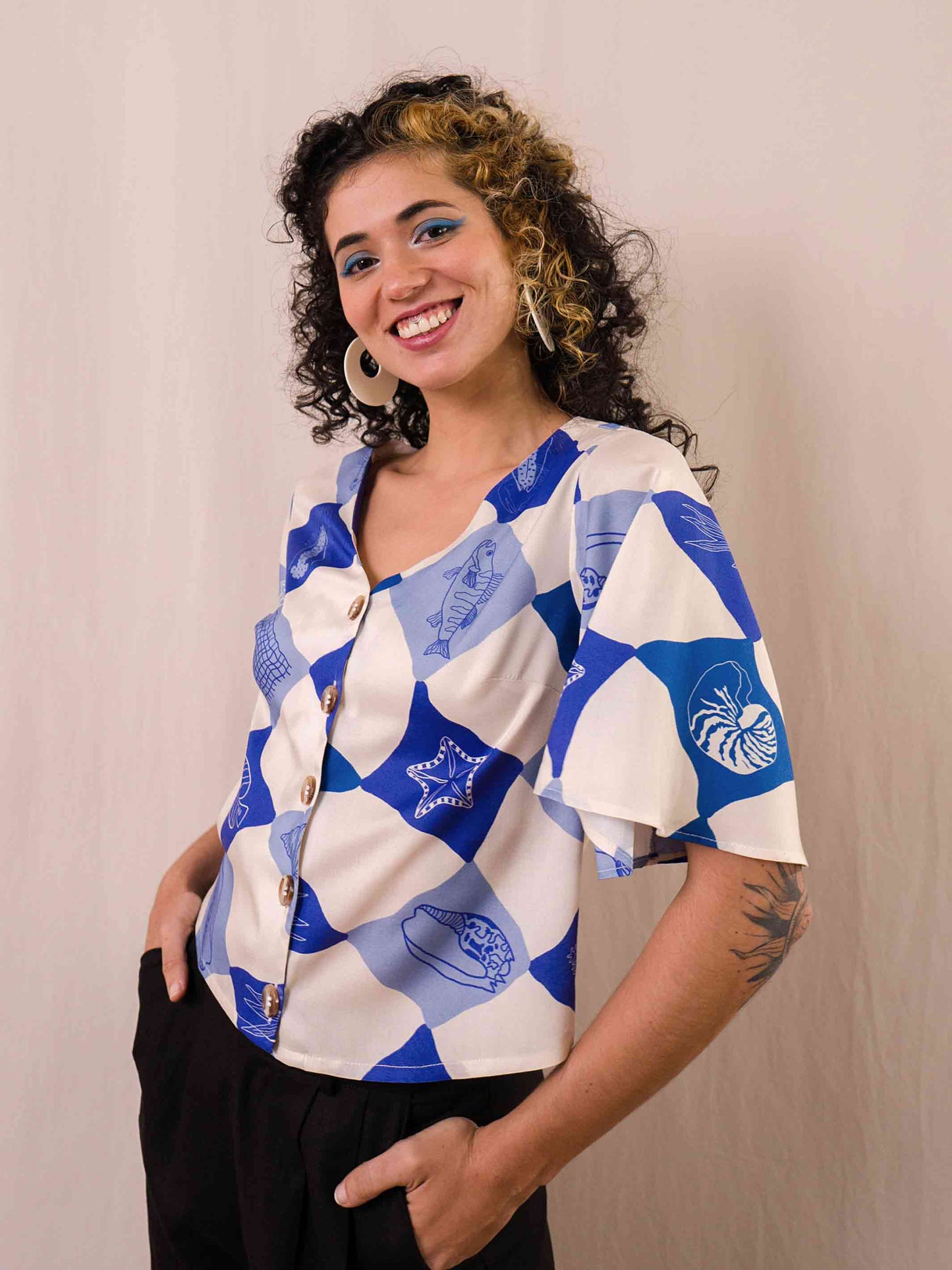 Blusa Marina | Mar