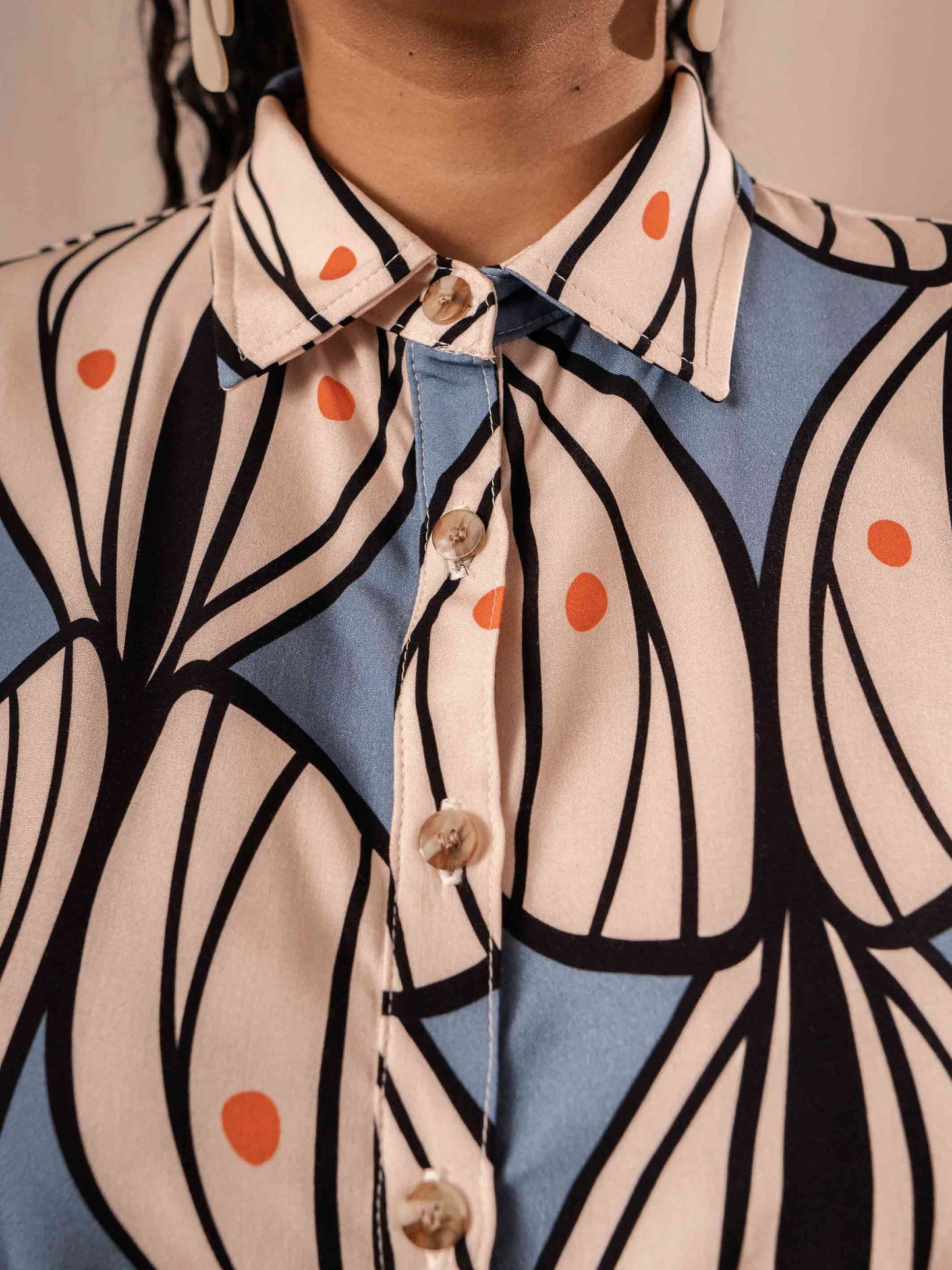 BLUSA BOTÕES | MARIPOSAS