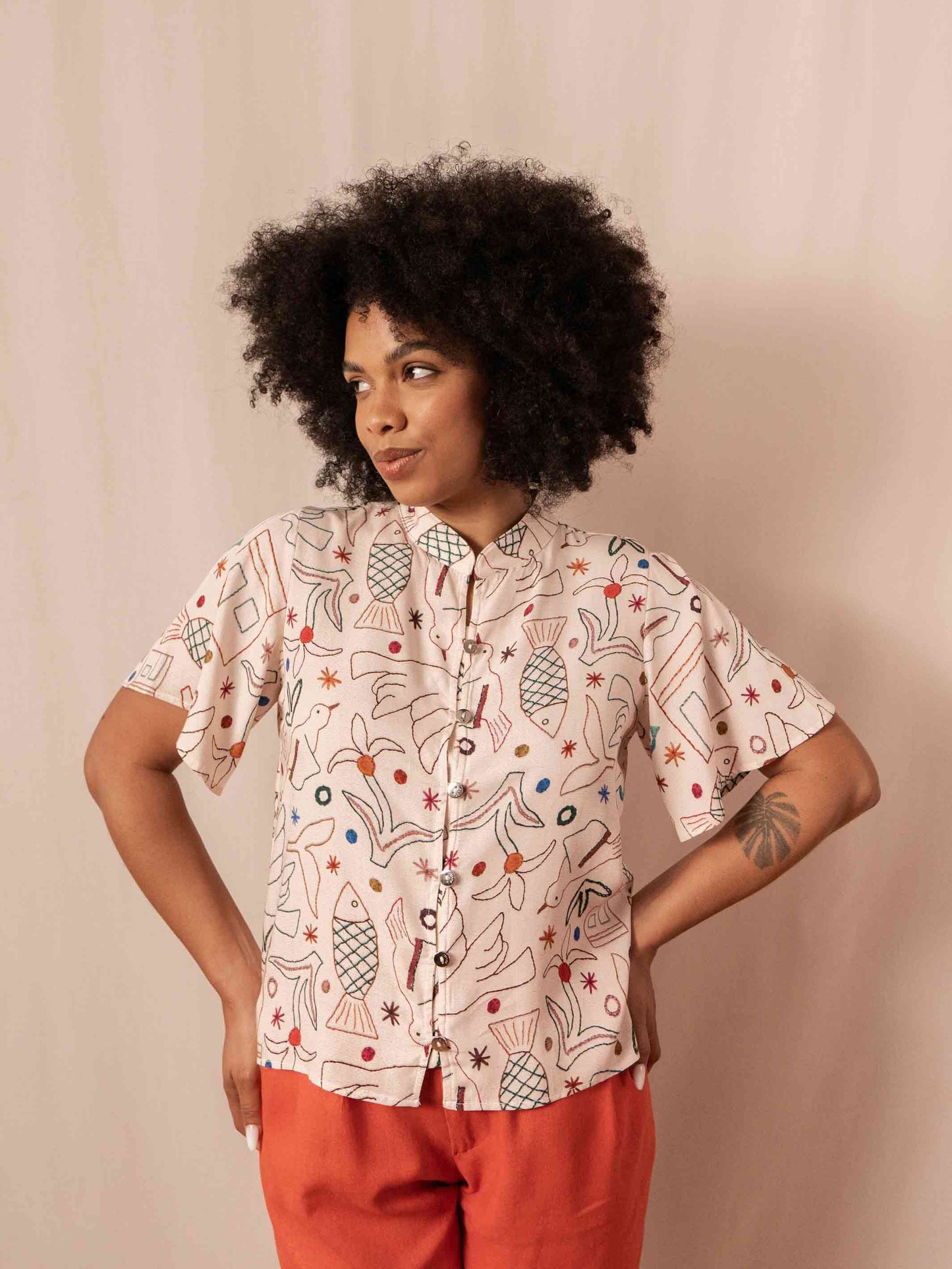 BLUSA NIPONICA | BORDADO