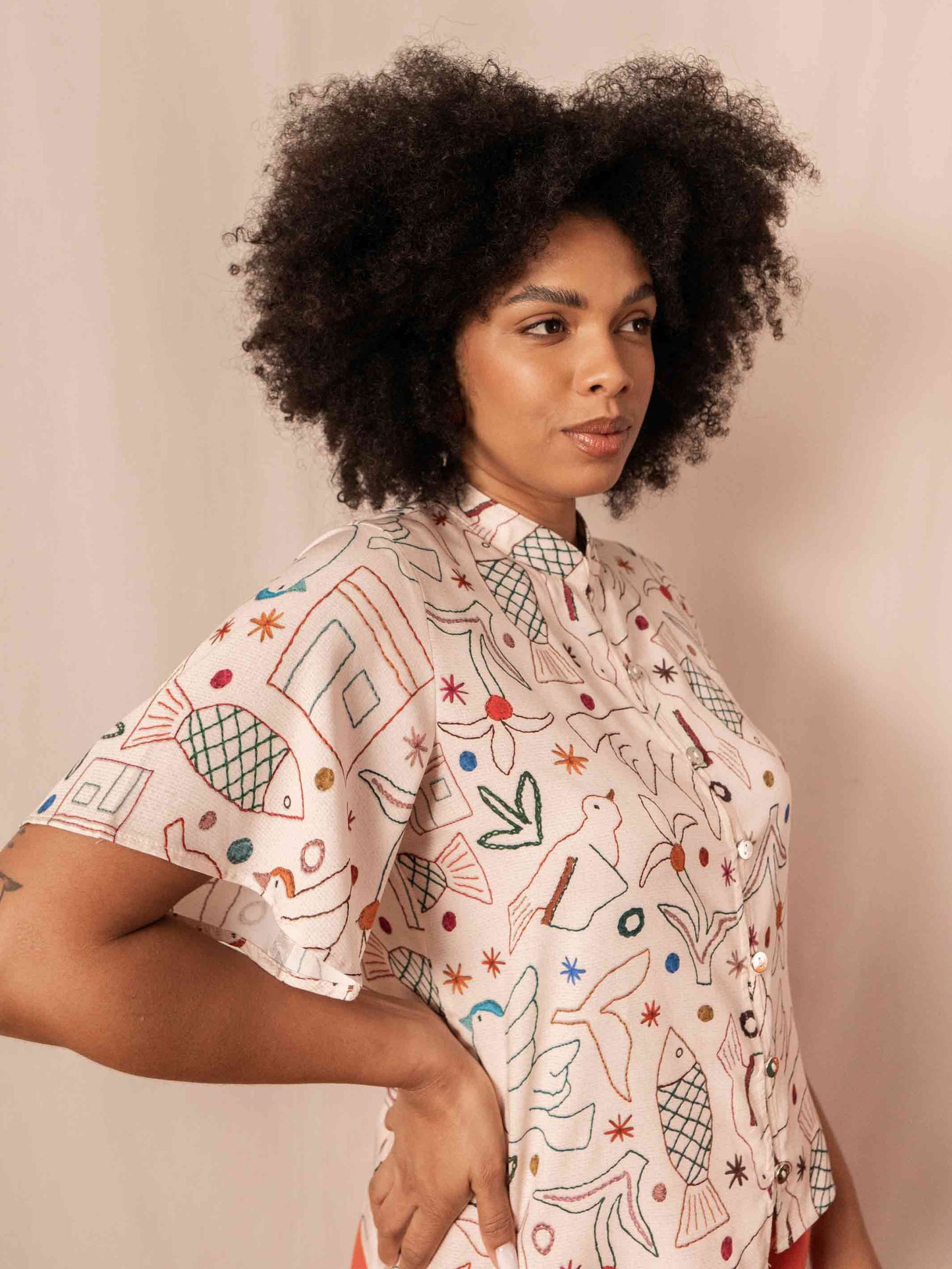 BLUSA NIPONICA | BORDADO