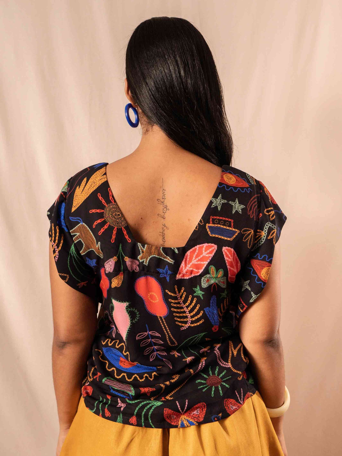 BLUSA JULIA | LINHAS DE VIOLETA