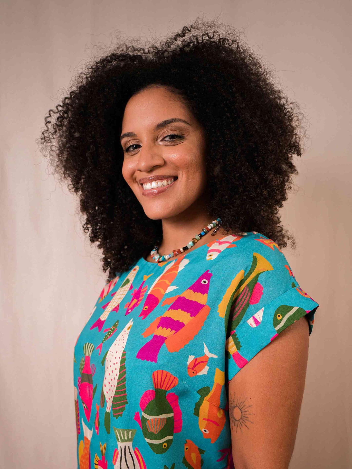 Blusa Canoa Peixes | Azul