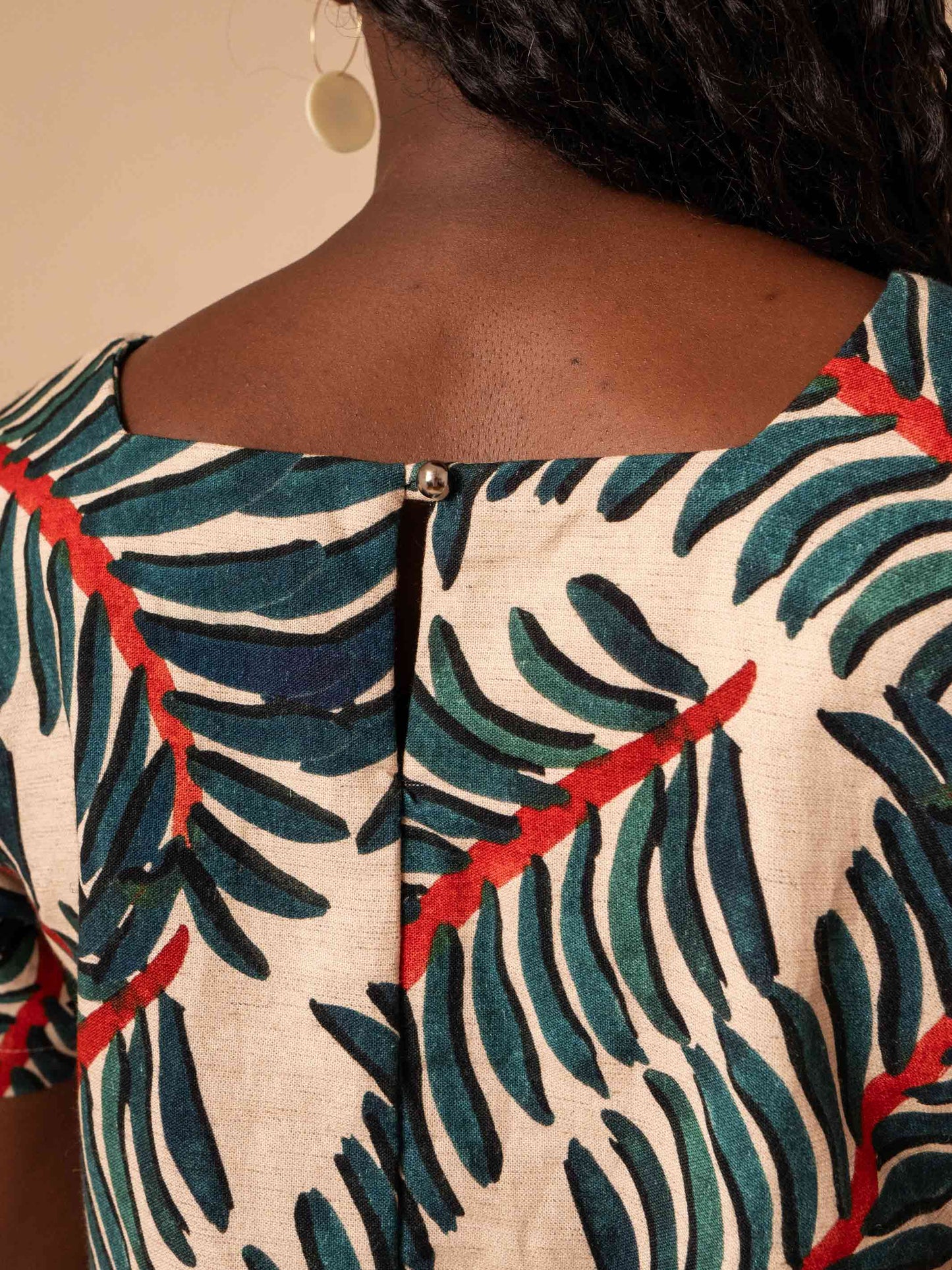 BLUSA SÔNIA ALGODÃO | PALMEIRA AZUL