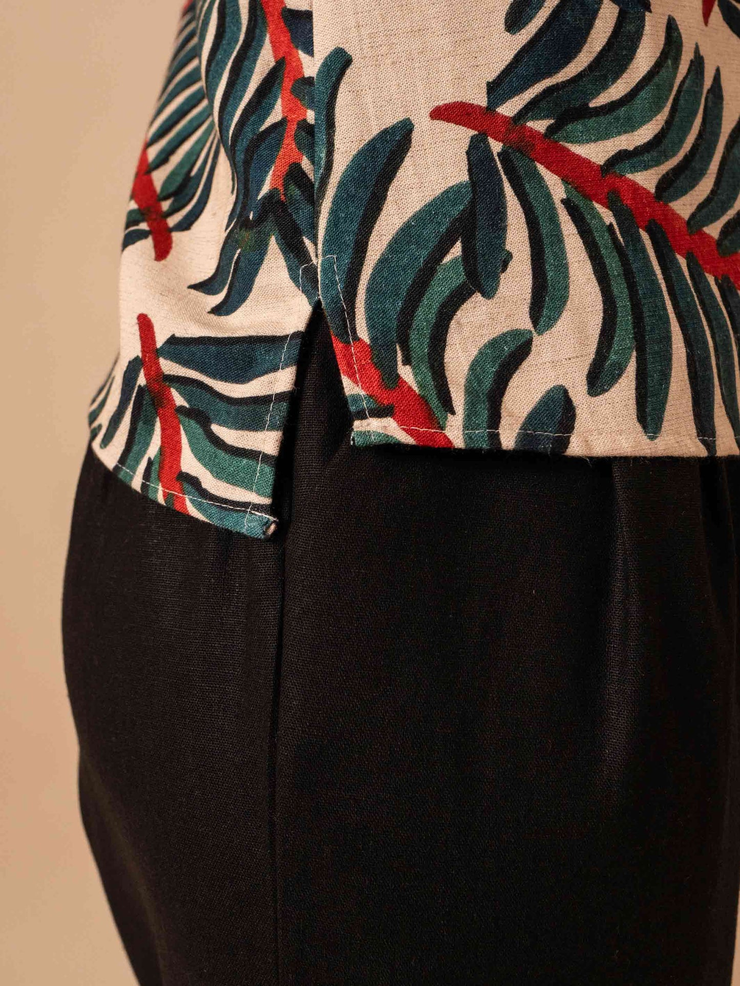 BLUSA SÔNIA ALGODÃO | PALMEIRA AZUL