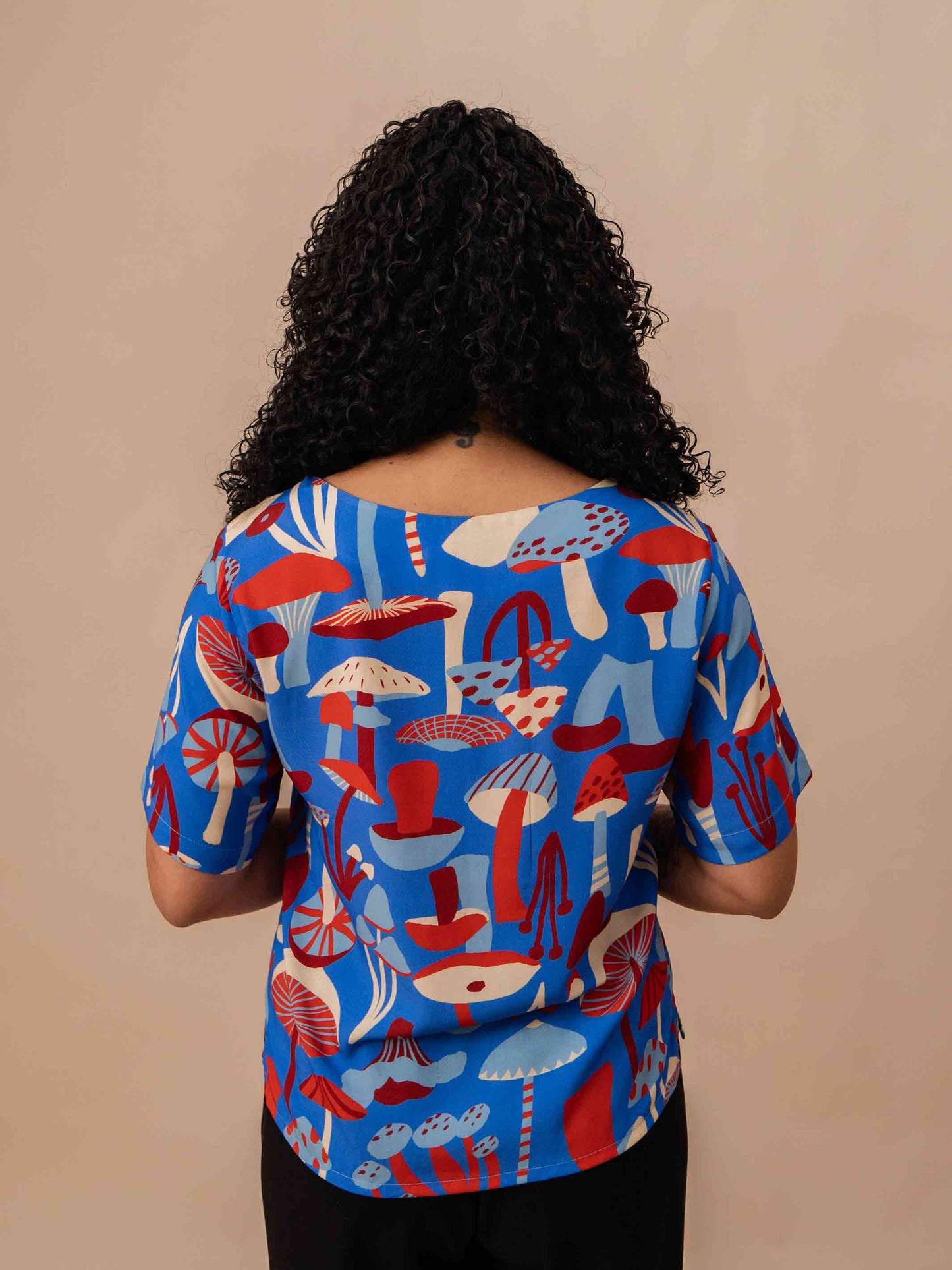BLUSA MALU | COGUMELO AZUL
