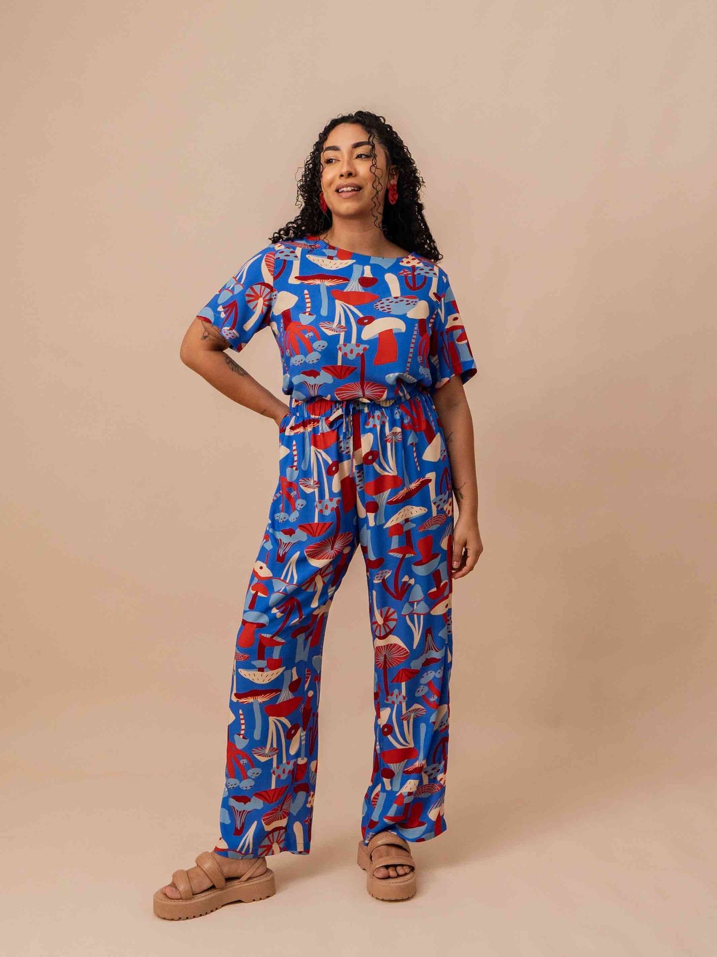 BLUSA MALU | COGUMELO AZUL