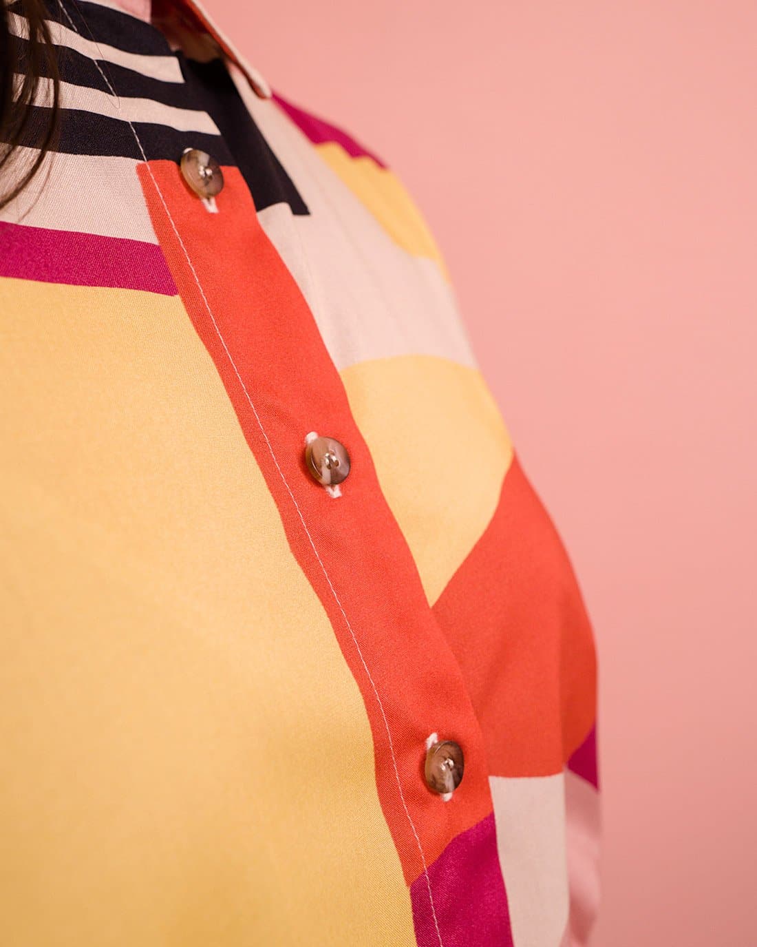 Camisa de Botão | Oitentinha Amarelo