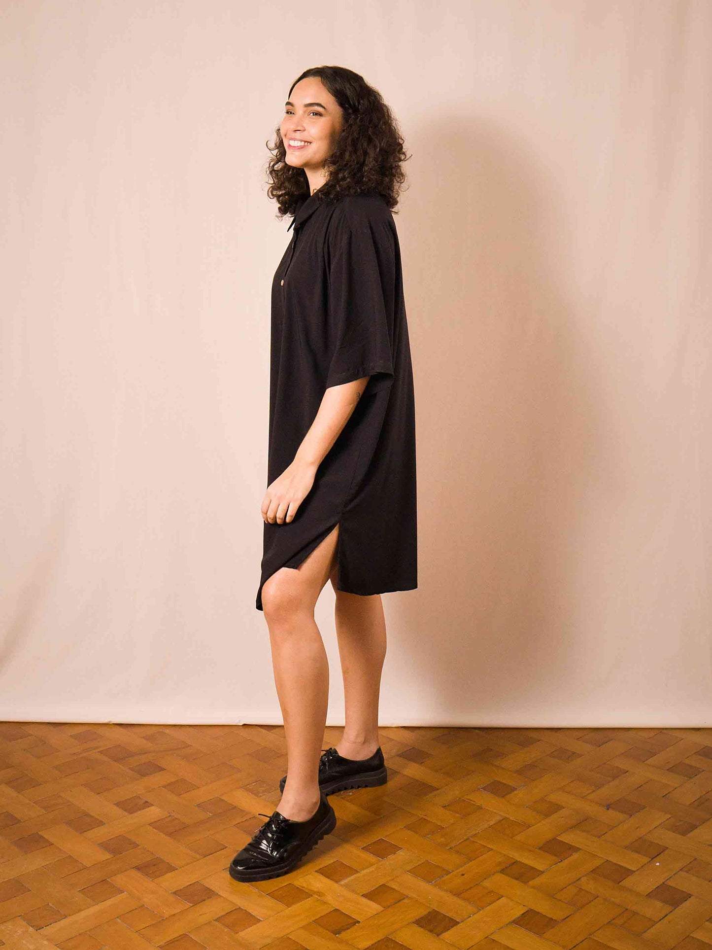 Maxi Chemise | Preto