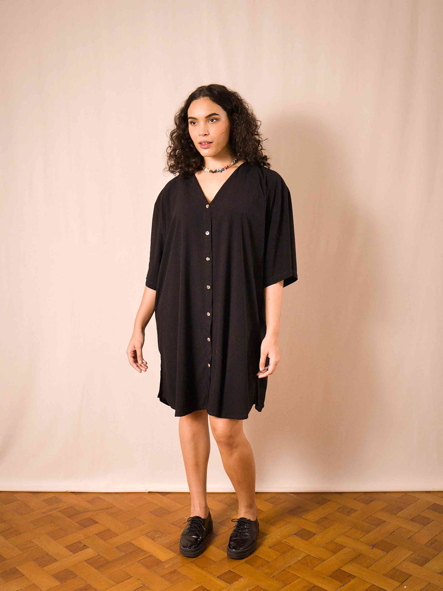 Maxi Chemise | Preto