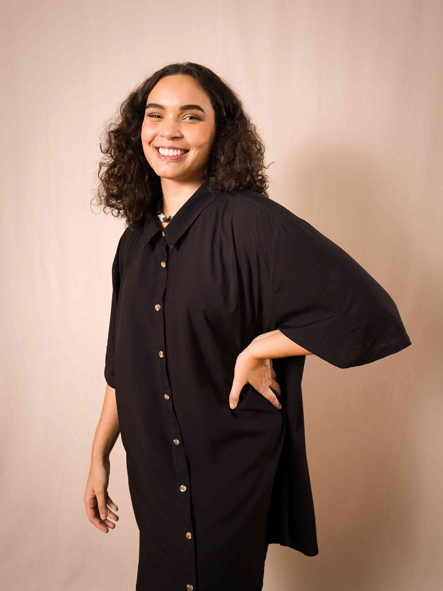 Maxi Chemise | Preto