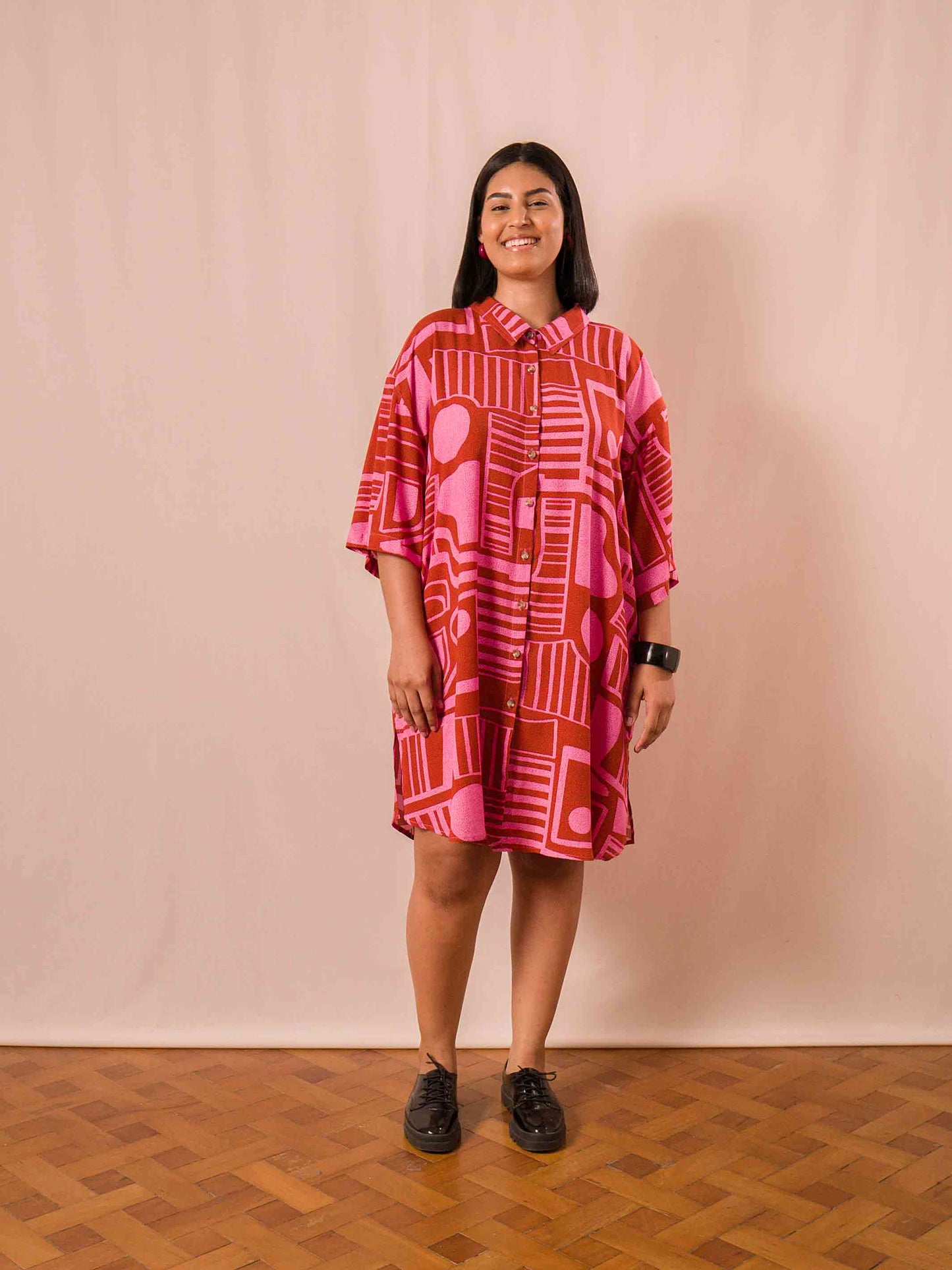 Maxi chemise curto | Calçadão