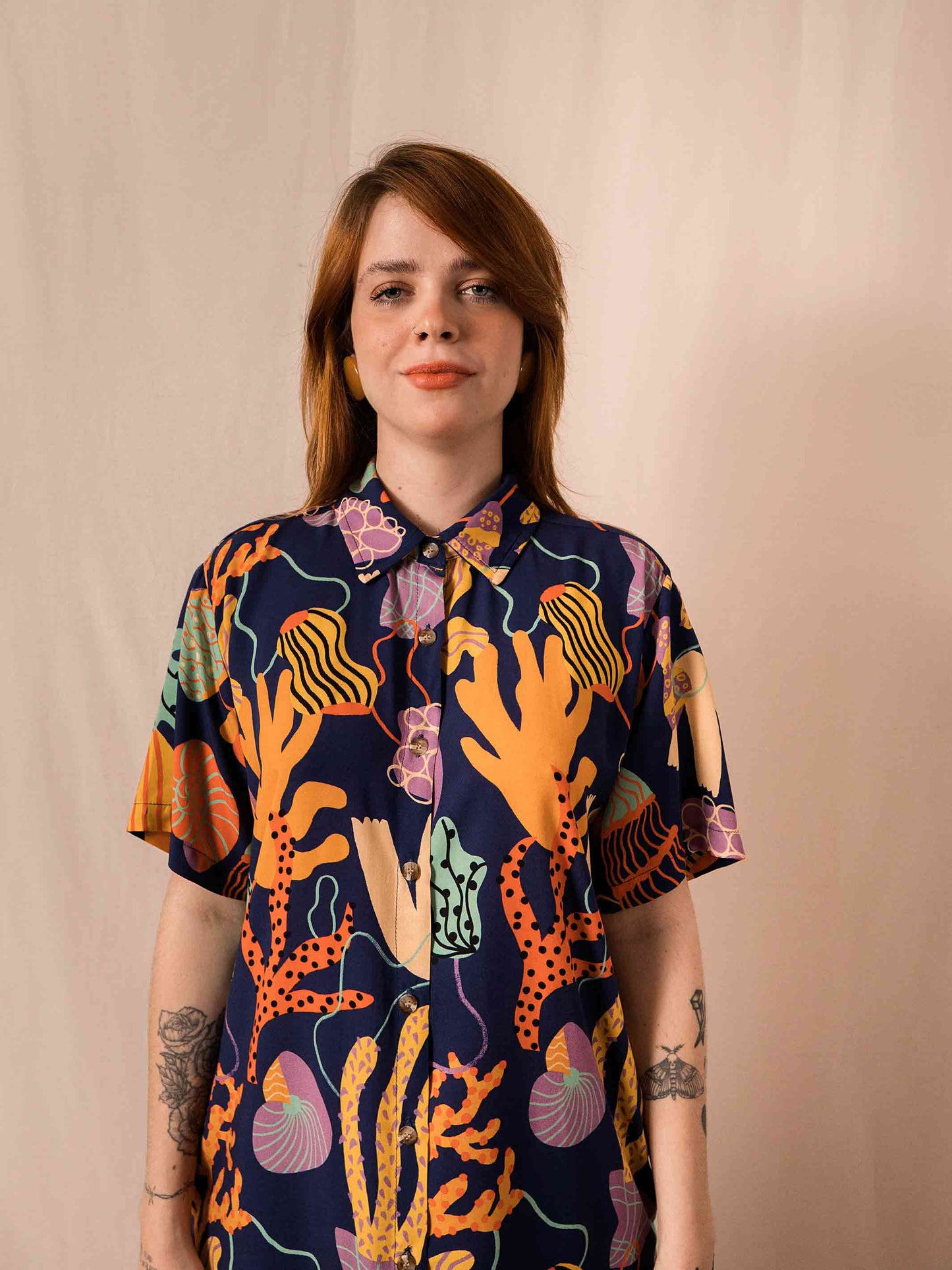 CHEMISE LIA CURTO | CONCHAS
