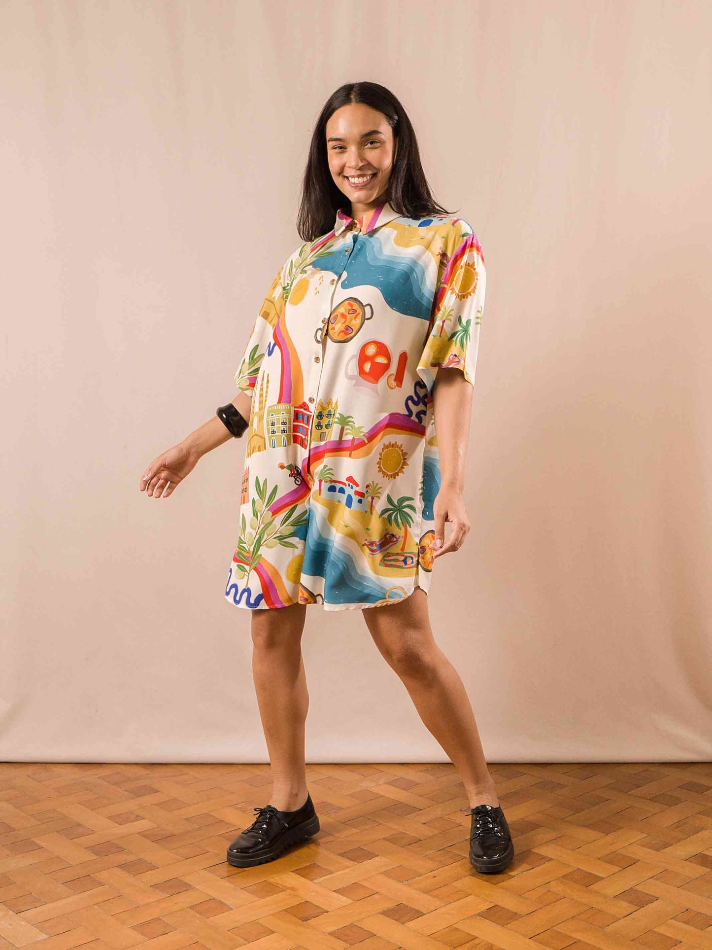 MAXI CHEMISE CURTO | MAPA