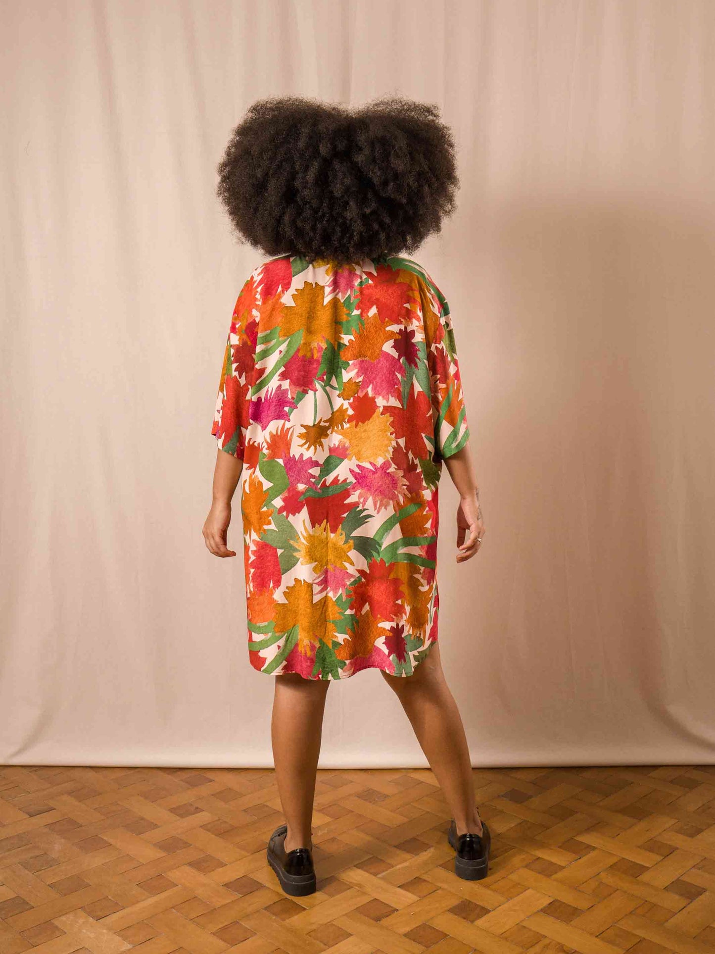 MAXI CHEMISE CURTO | CALÊNDULA