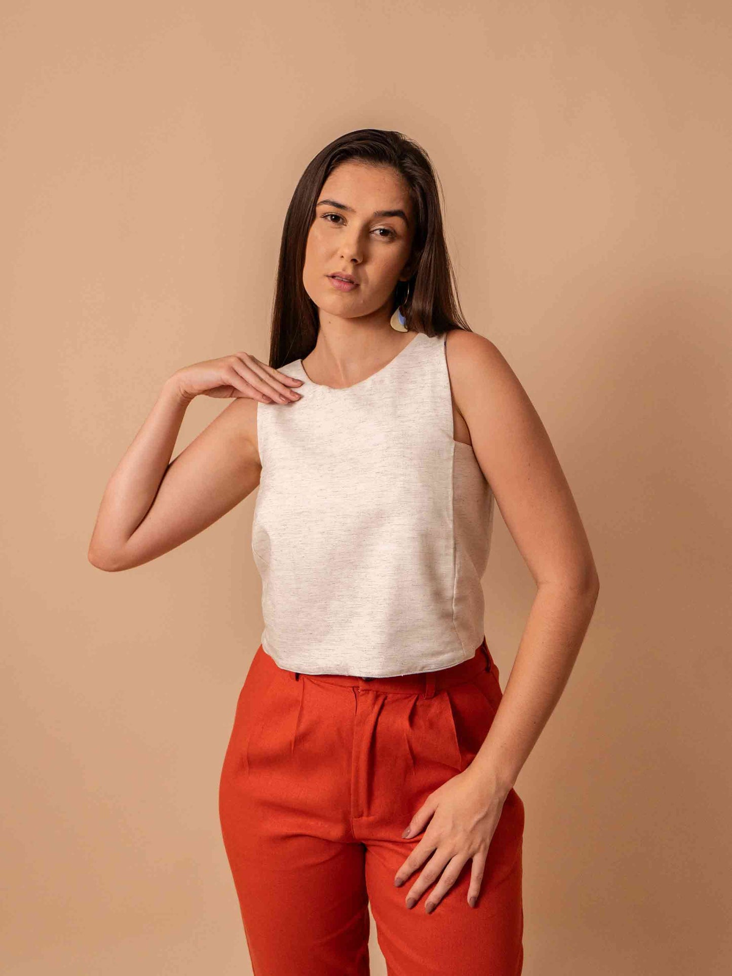 CROPPED MAYA DUPLA FACE | BORDADO