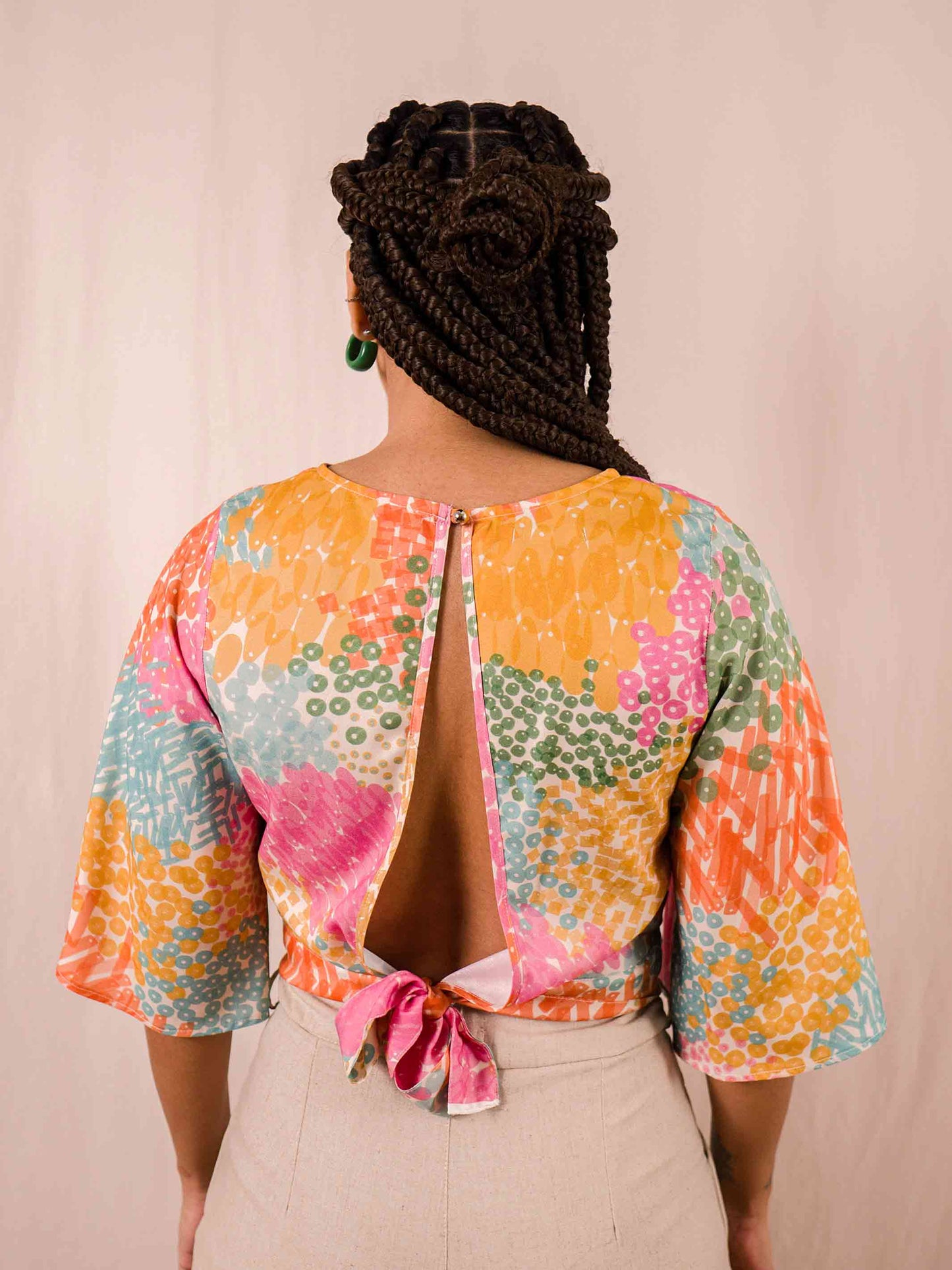 Cropped Laço | Lantejoulas