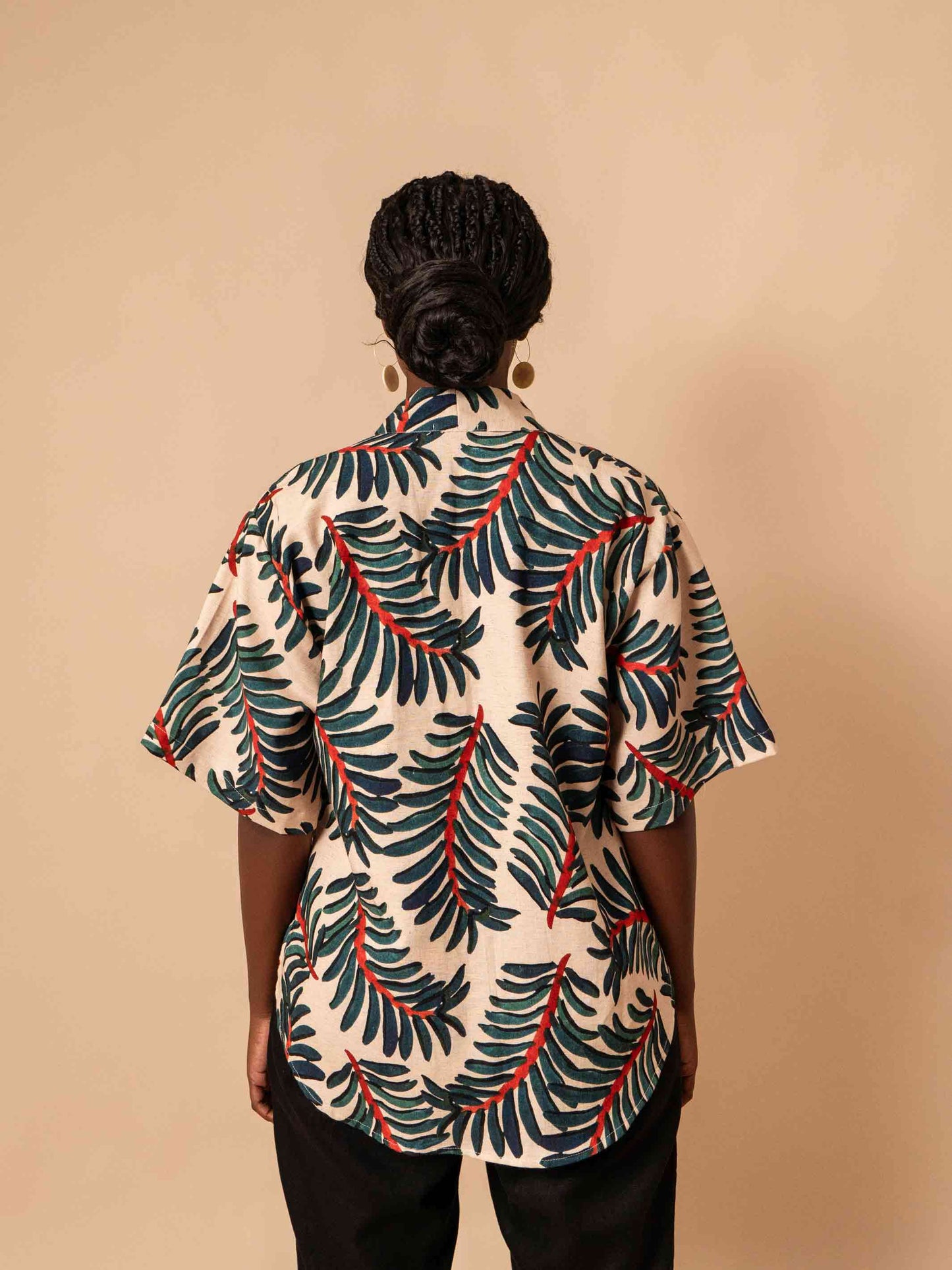 KIMONO ALGODÃO | PALMEIRA AZUL