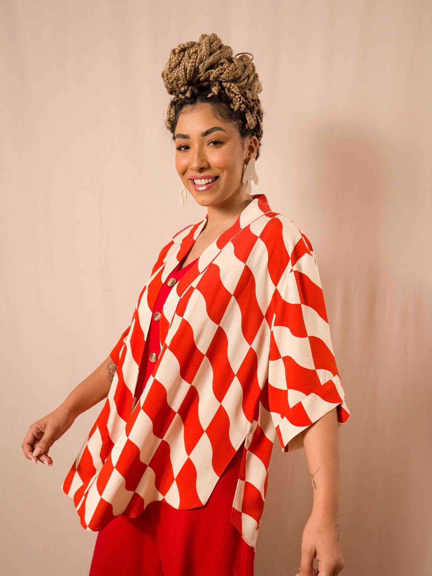 Kimono | Onda vermelha