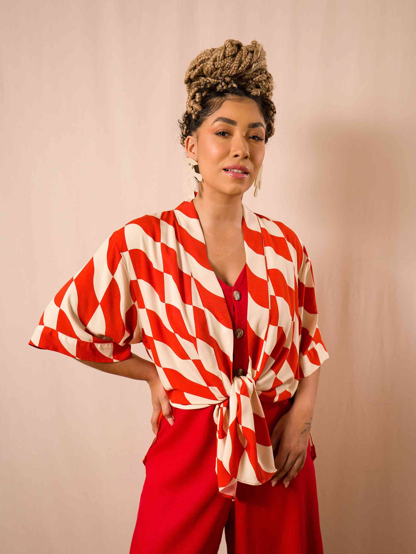 Kimono | Onda vermelha