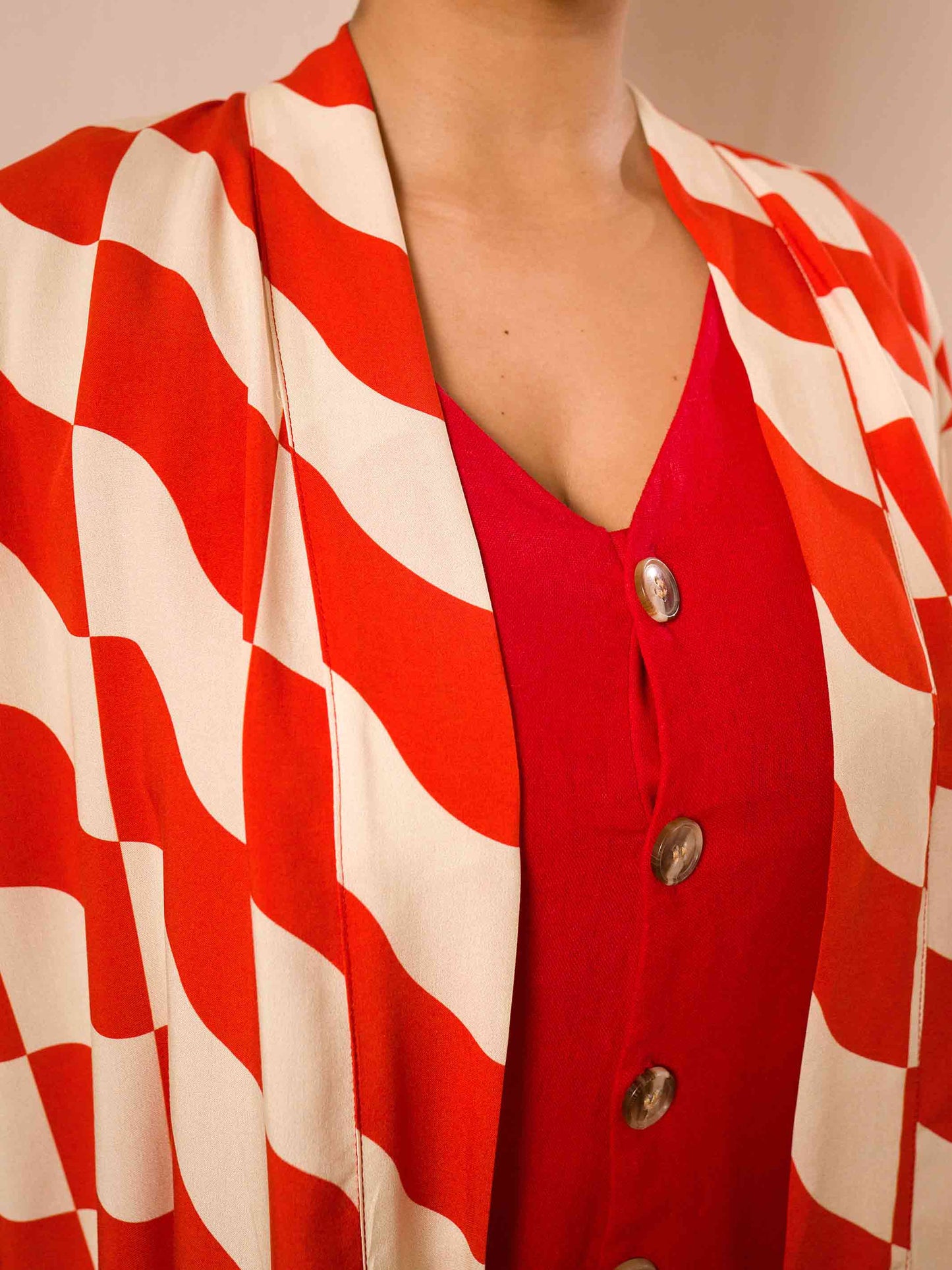 Kimono | Onda vermelha