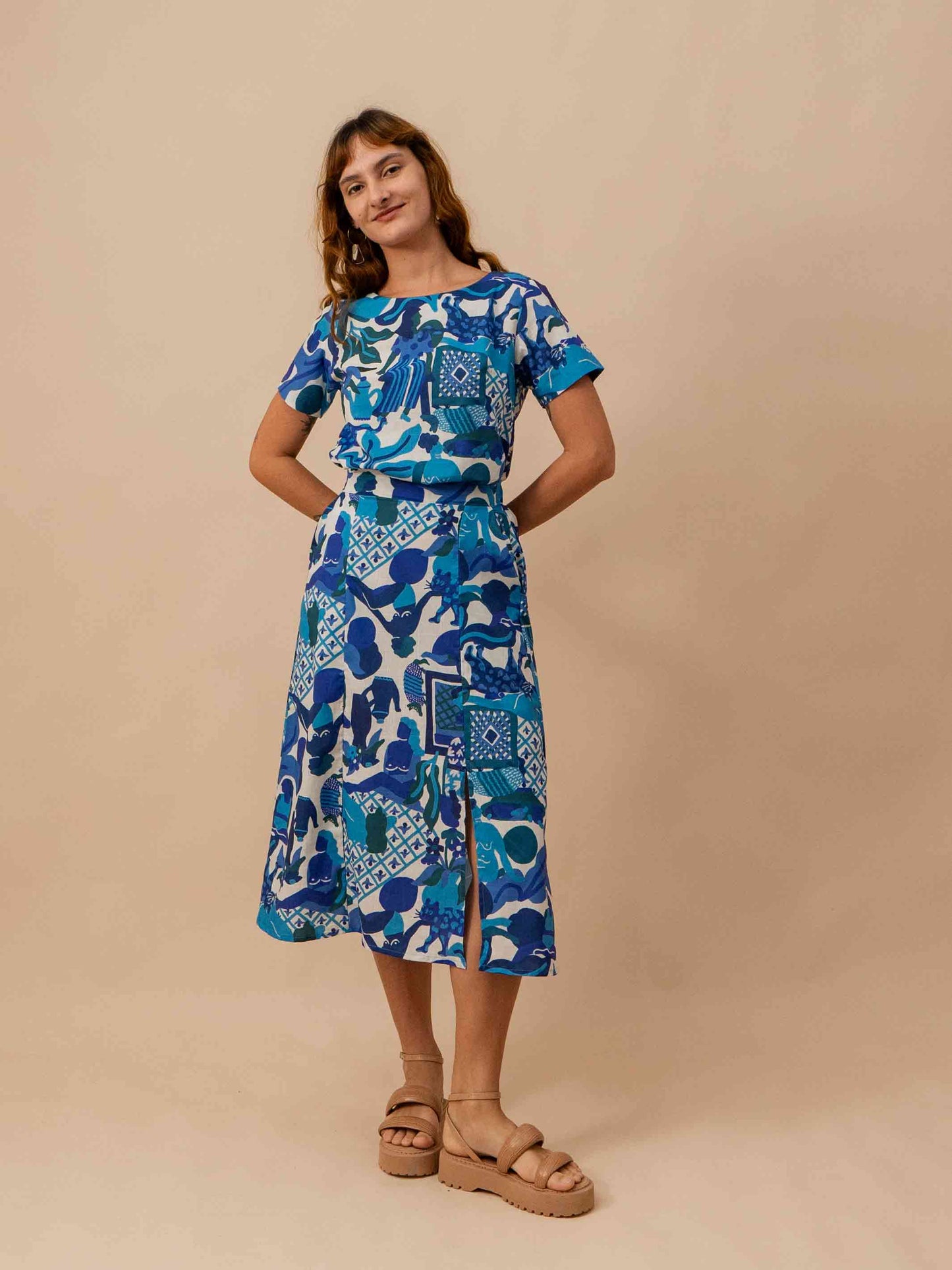 BLUSA OLÍVIA | AMPARO AZUL