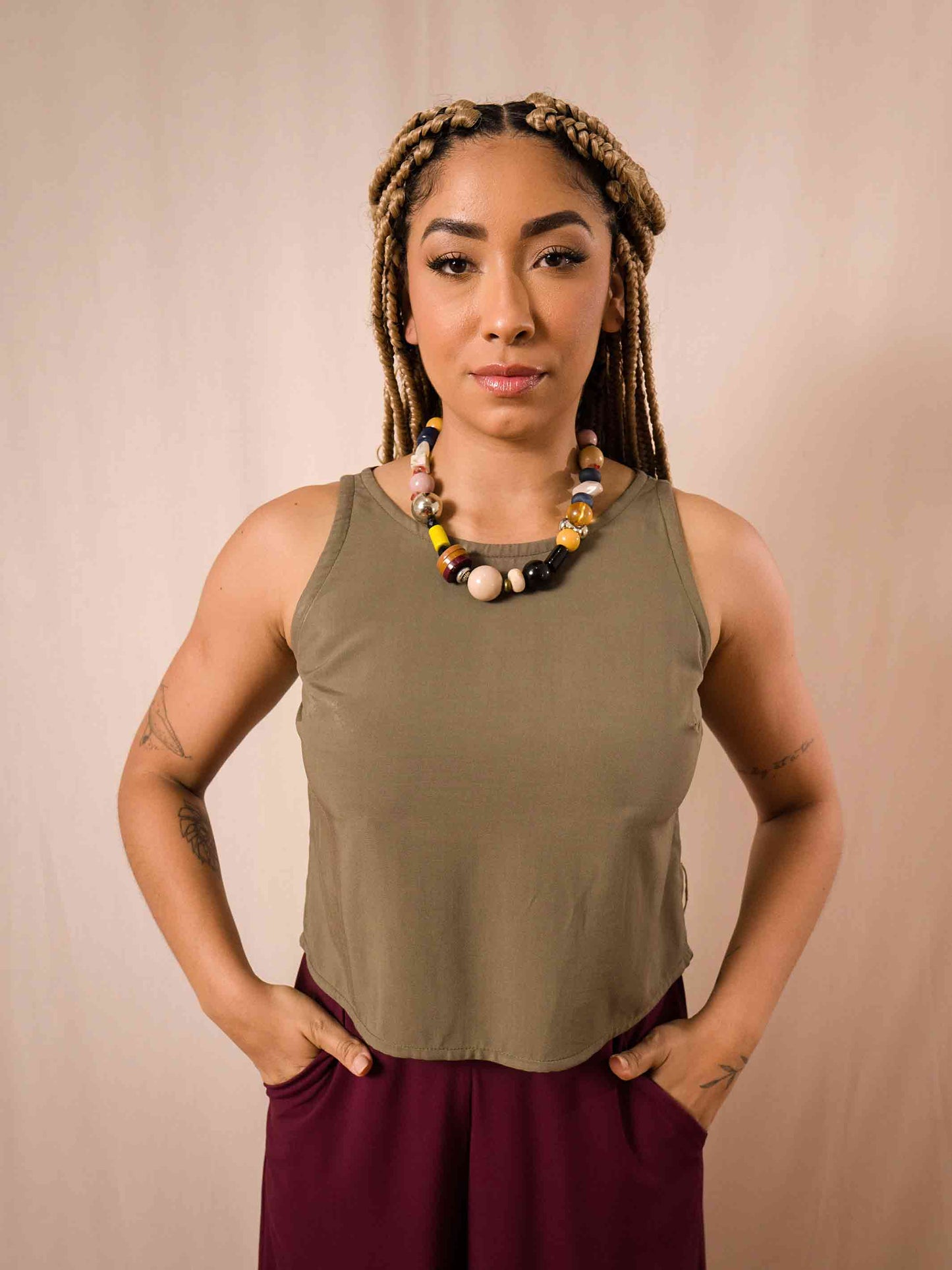 CROPPED LAURA | VISCOSE