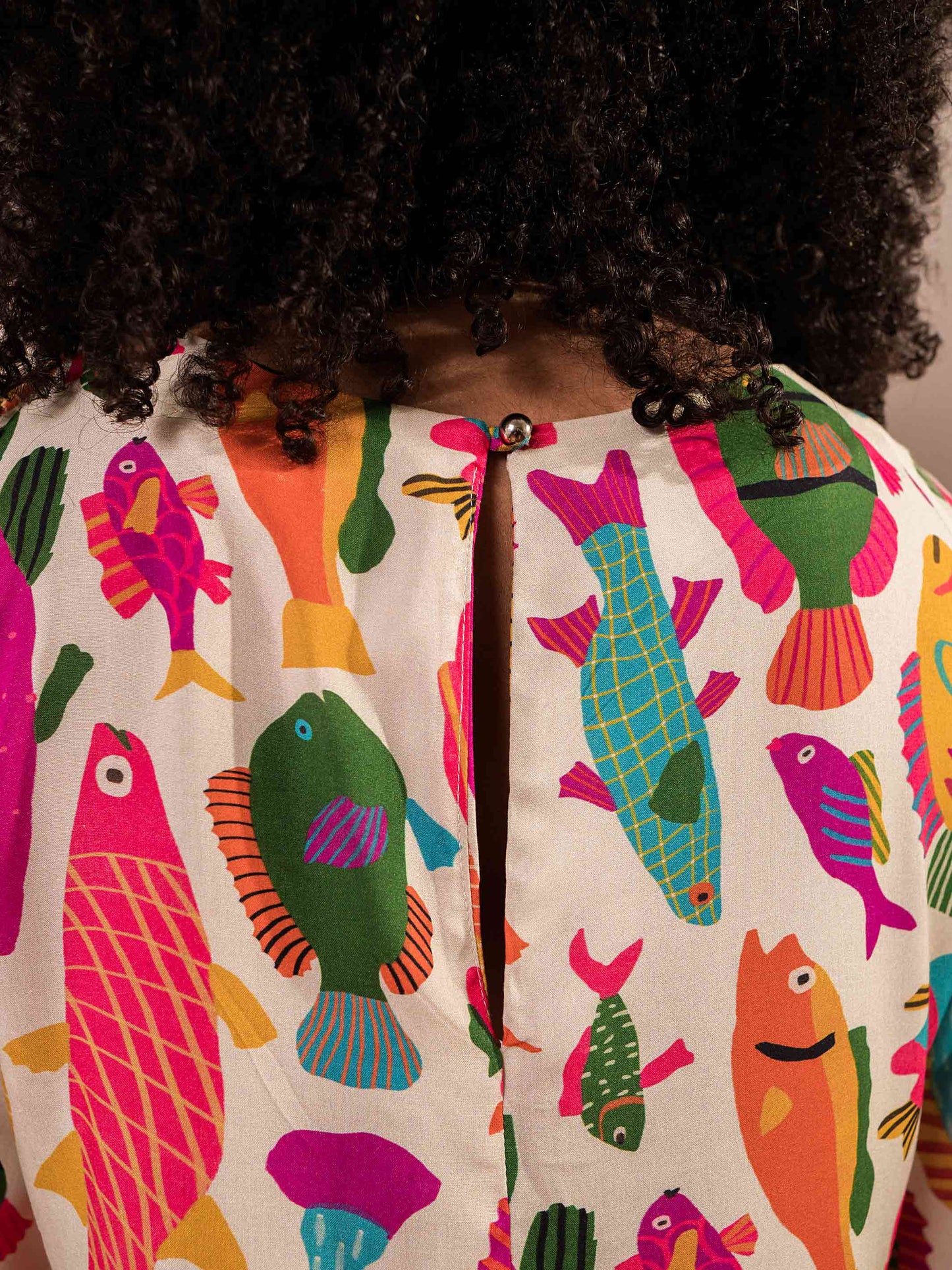 Vestido Raglan Peixes | Off