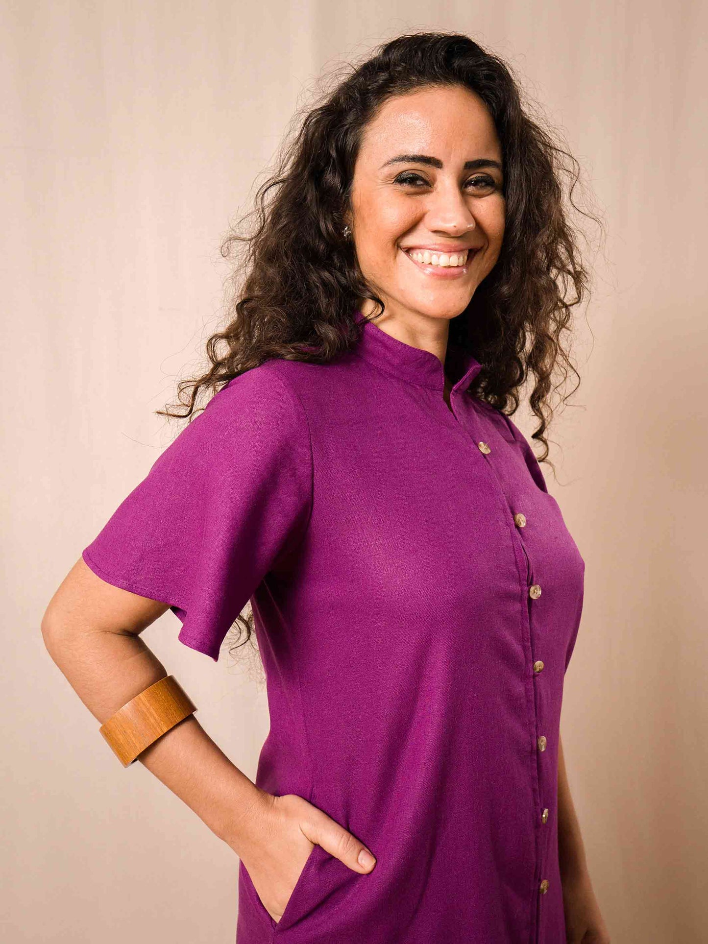 VESTIDO NIPÔNICA | LINHO