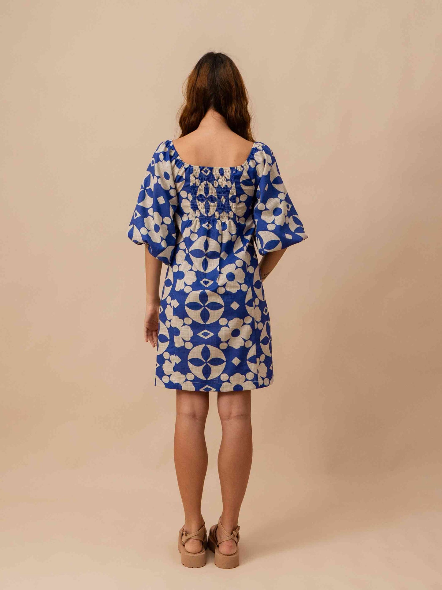 VESTIDO RITA | LADRILHO AZUL