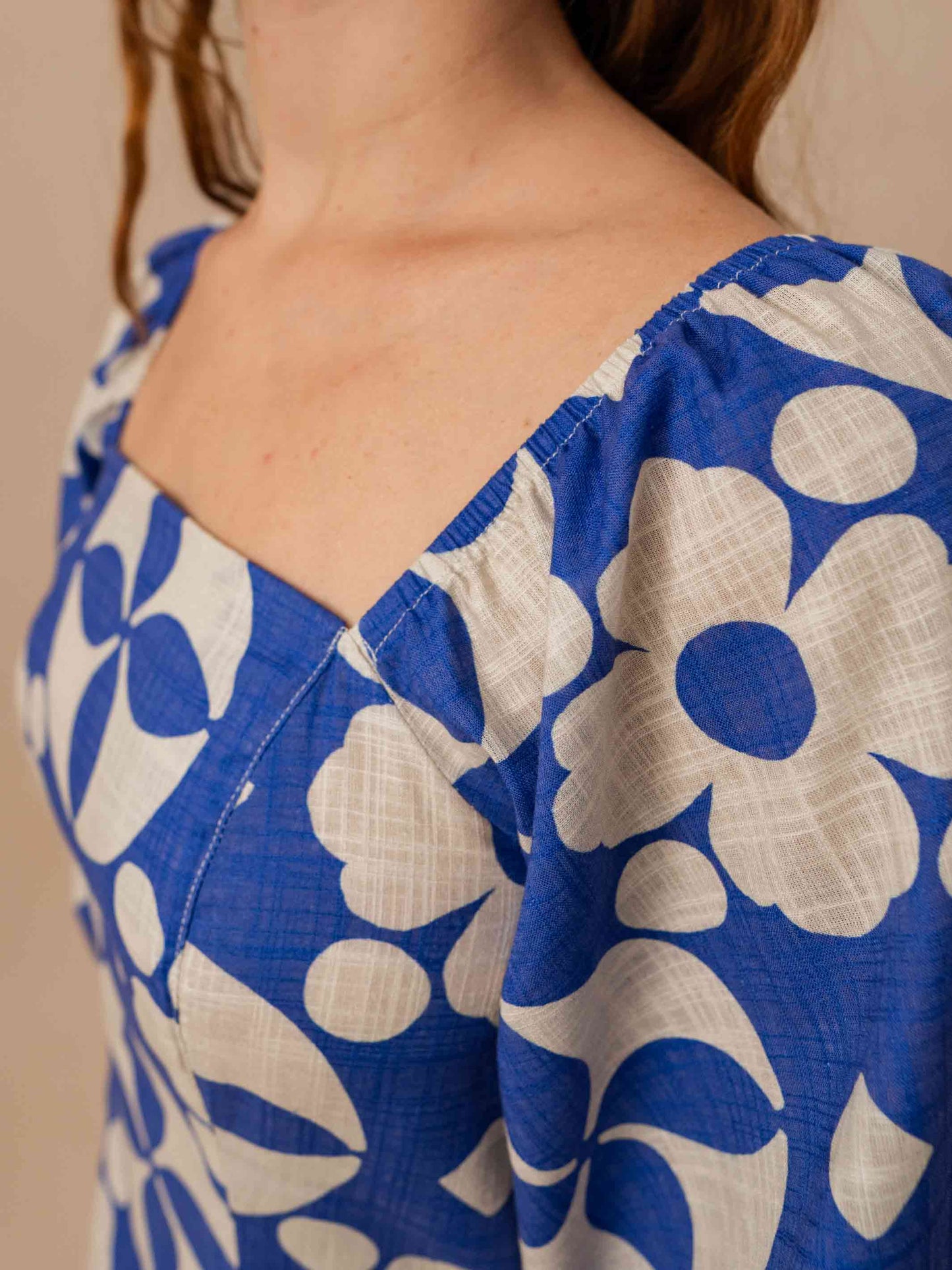 VESTIDO RITA | LADRILHO AZUL