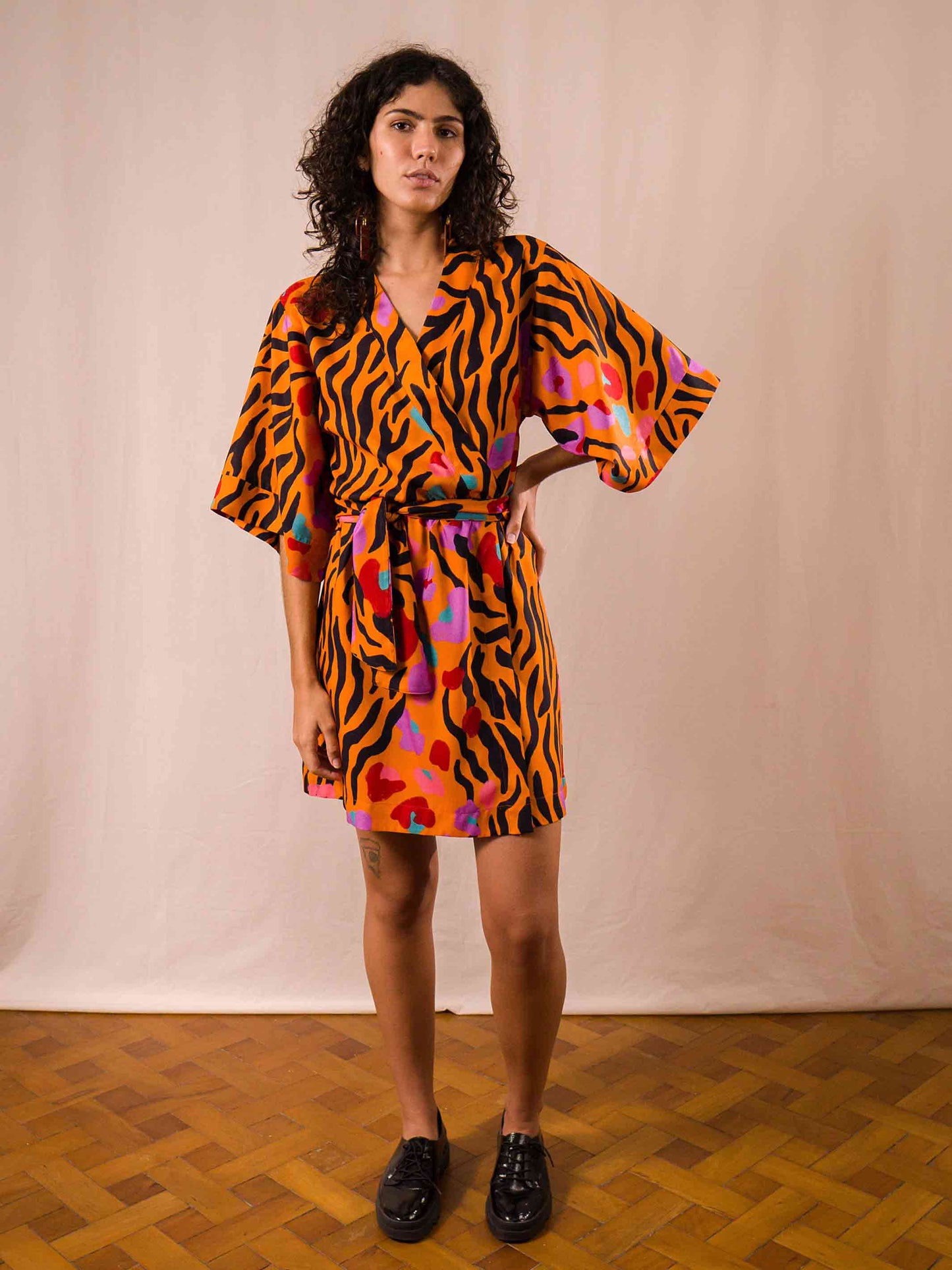 Vestido Kimono | Animal Print