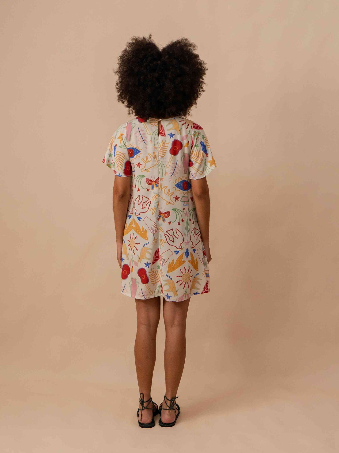VESTIDO RAY | VIOLETA BORDADA