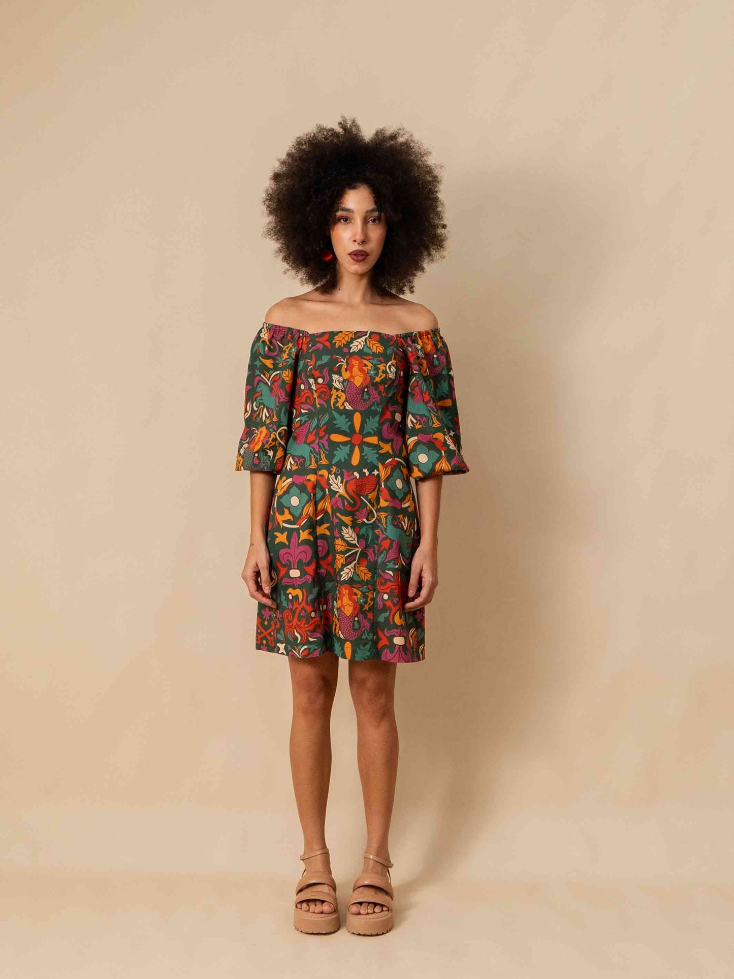 VESTIDO RITA | ILUMINURAS VERDE