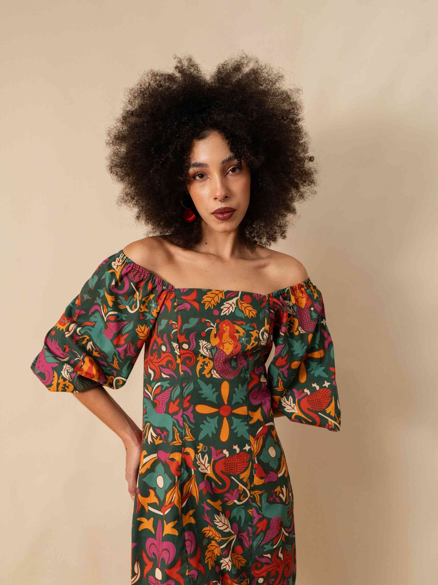 VESTIDO RITA | ILUMINURAS VERDE