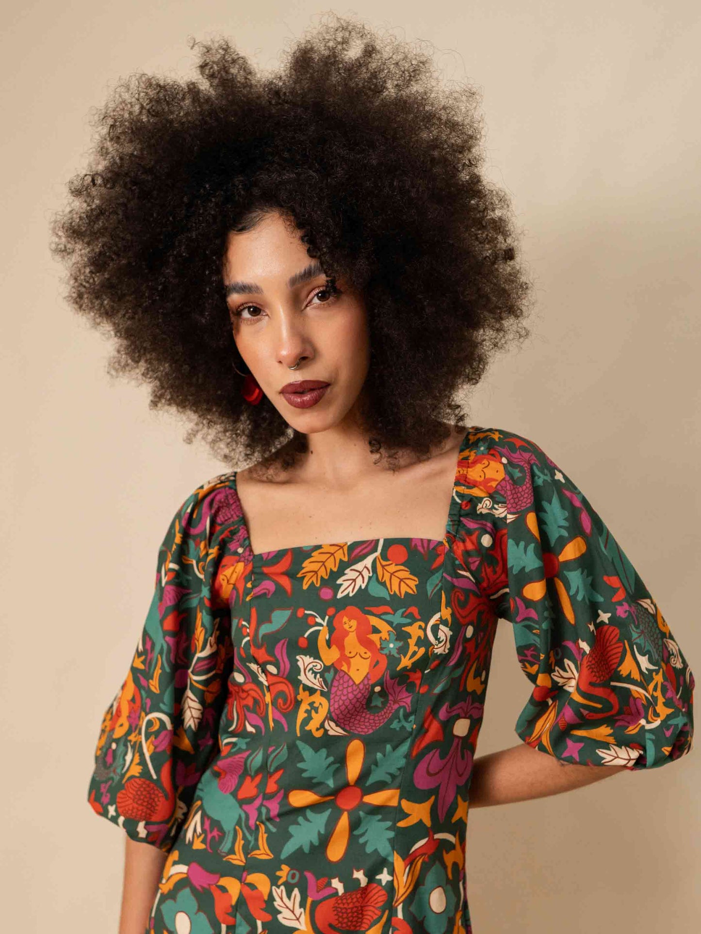 VESTIDO RITA | ILUMINURAS VERDE