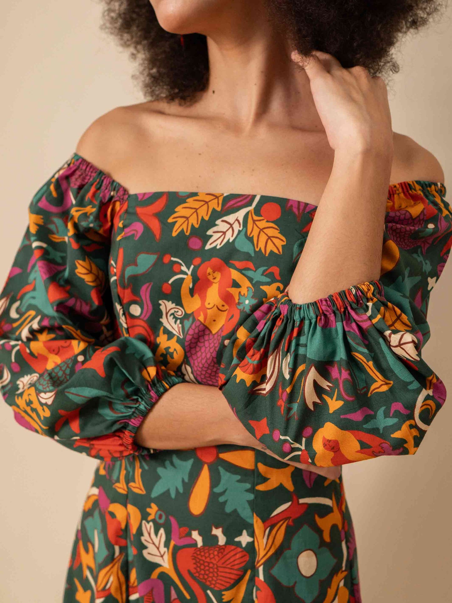 VESTIDO RITA | ILUMINURAS VERDE